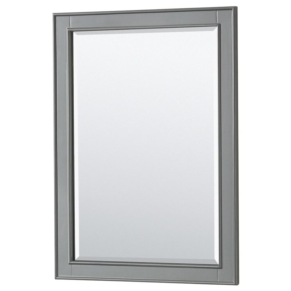 Wyndham Collection Deborah 36'' Single Bathroom Vanity with Marble Top with Mirror