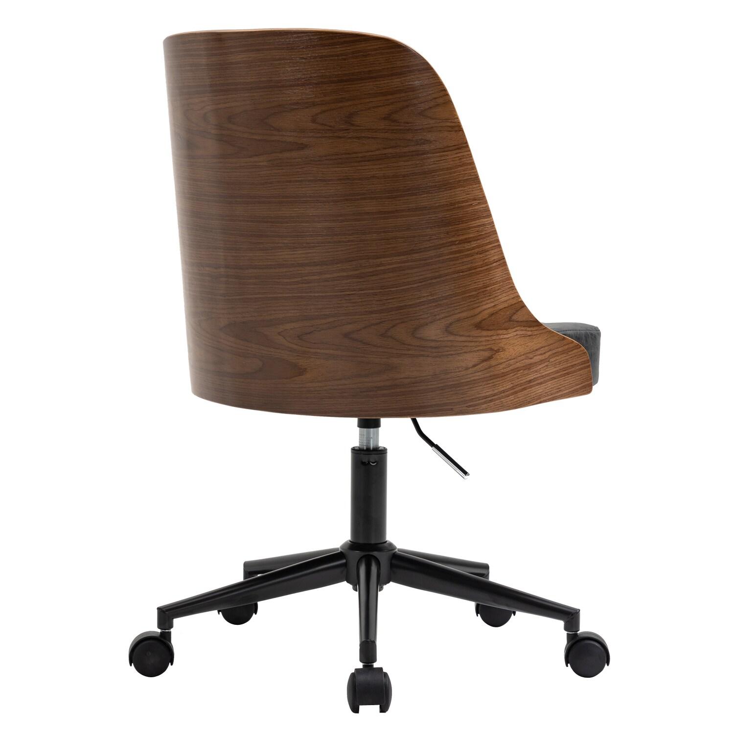 OS Home & Office Chair, Black & Wood