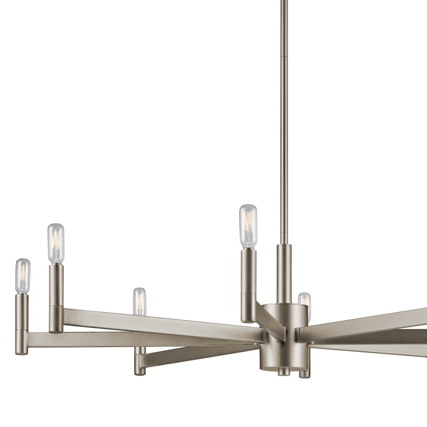 Kichler Lighting Erzo 8 - Light Chandelier in  Satin Nickel