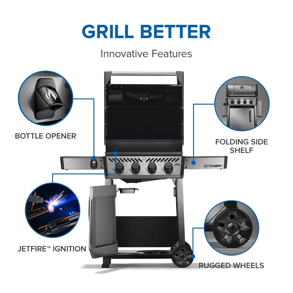 Napoleon Freestyle 425 Propane Gas Grill, Graphite Grey