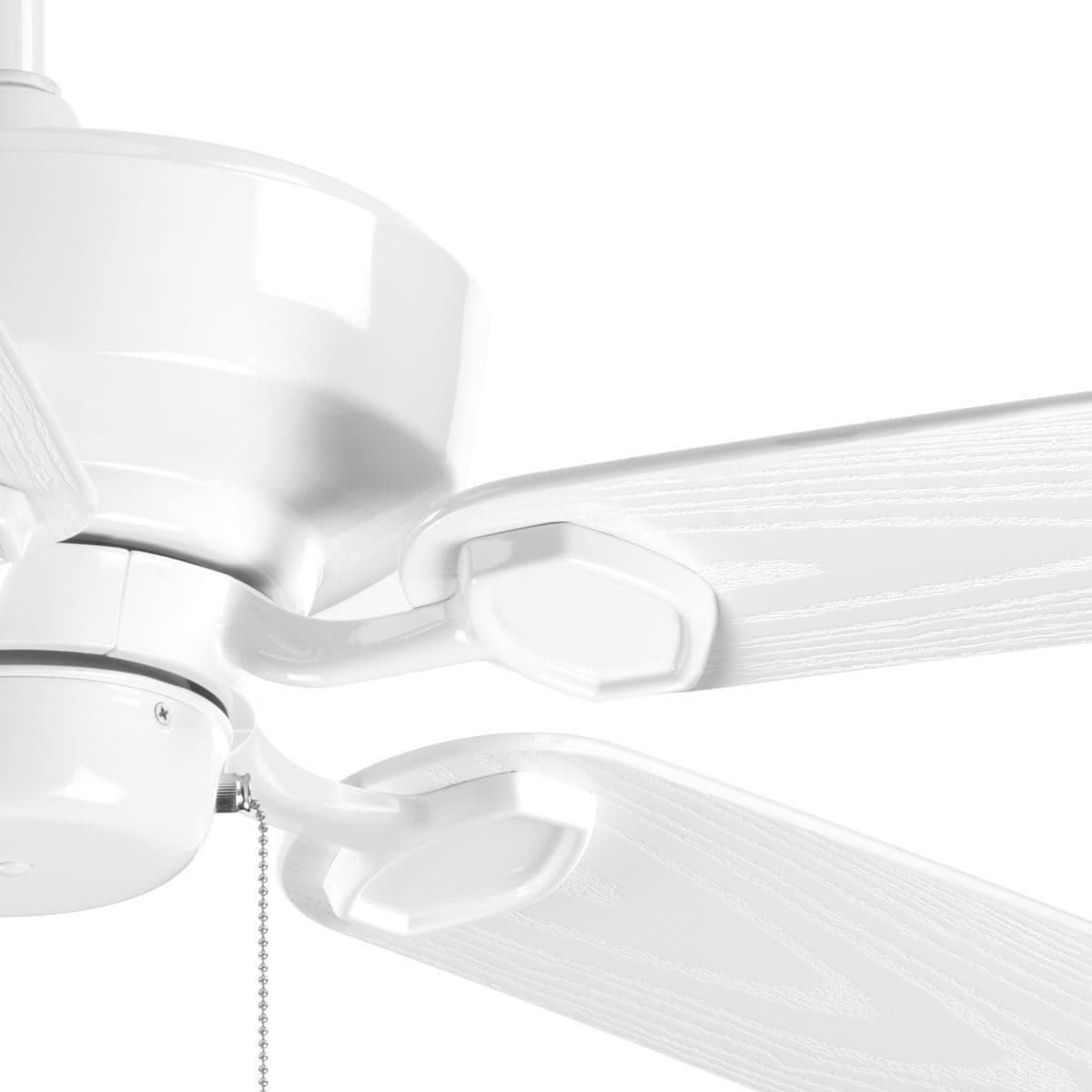 P2562-30-Progress Lighting-Lakehurst - Wide - Ceiling Fan in New Traditional style - 60 Inches wide by 15.75 Inches high-White Finish