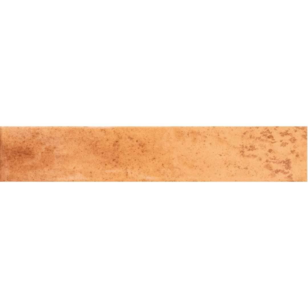 The Tile Life Ibiza 2x10 Terracotta Glossy Ceramic Subway Wall Tile - 2x10 Sample