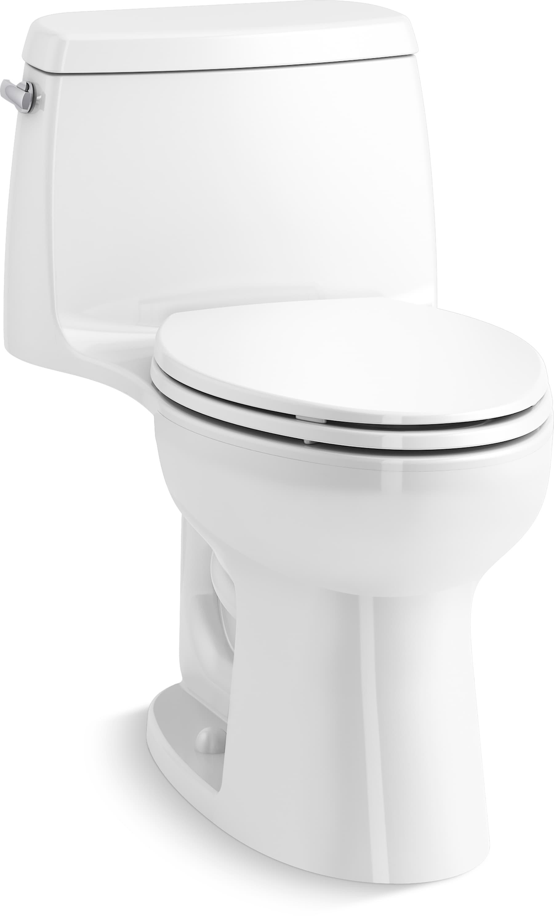 Santa Rosa One-Piece Compact Elongated 1.6 Gpf Toilet With Revolution 360 Swirl Flushing Technology