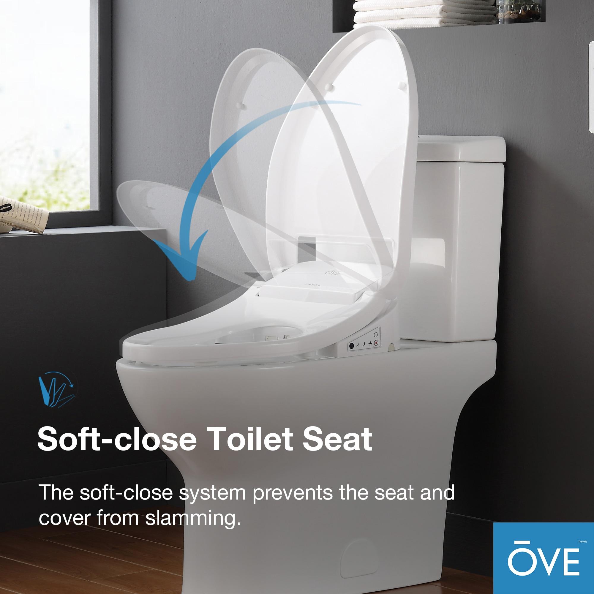 Ove Decors Felix 1.59 Gallons GPF Elongated Floor Mounted Bidet Toilet (Seat Included)