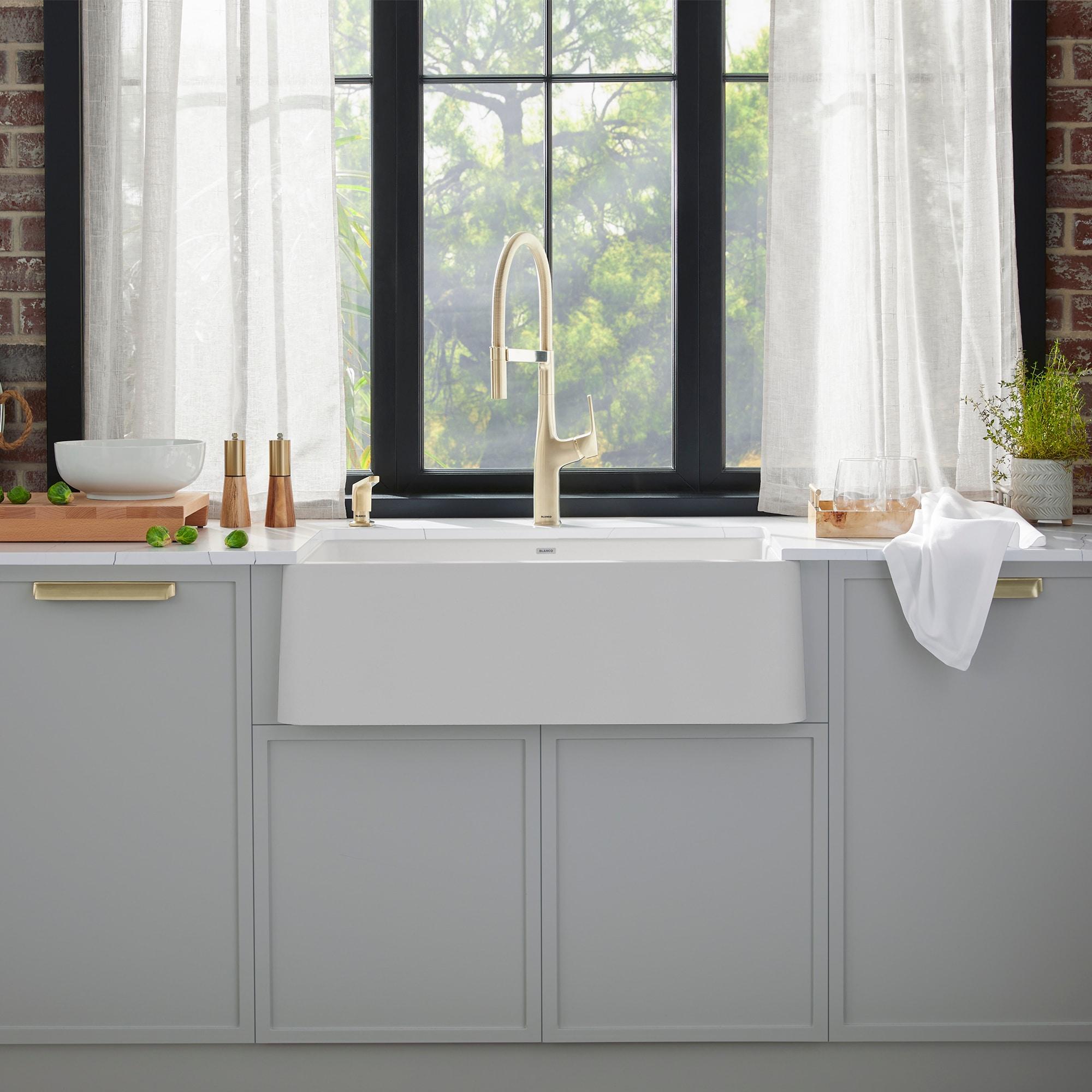 Ikon SILGRANIT 33" L x 19" W Farmhouse Sink