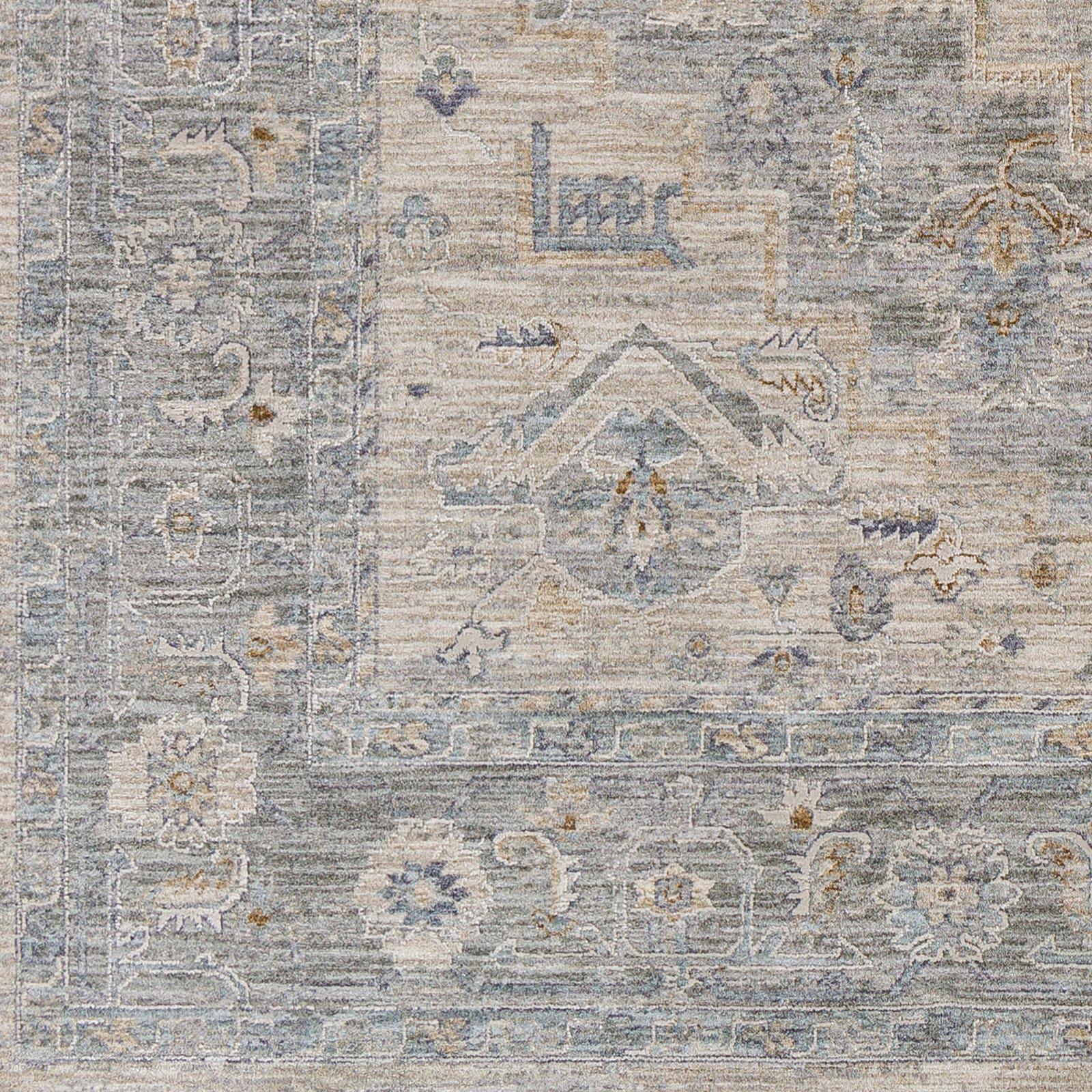 Avant Garde Gray Synthetic 5' x 7' Hand-Knotted Area Rug