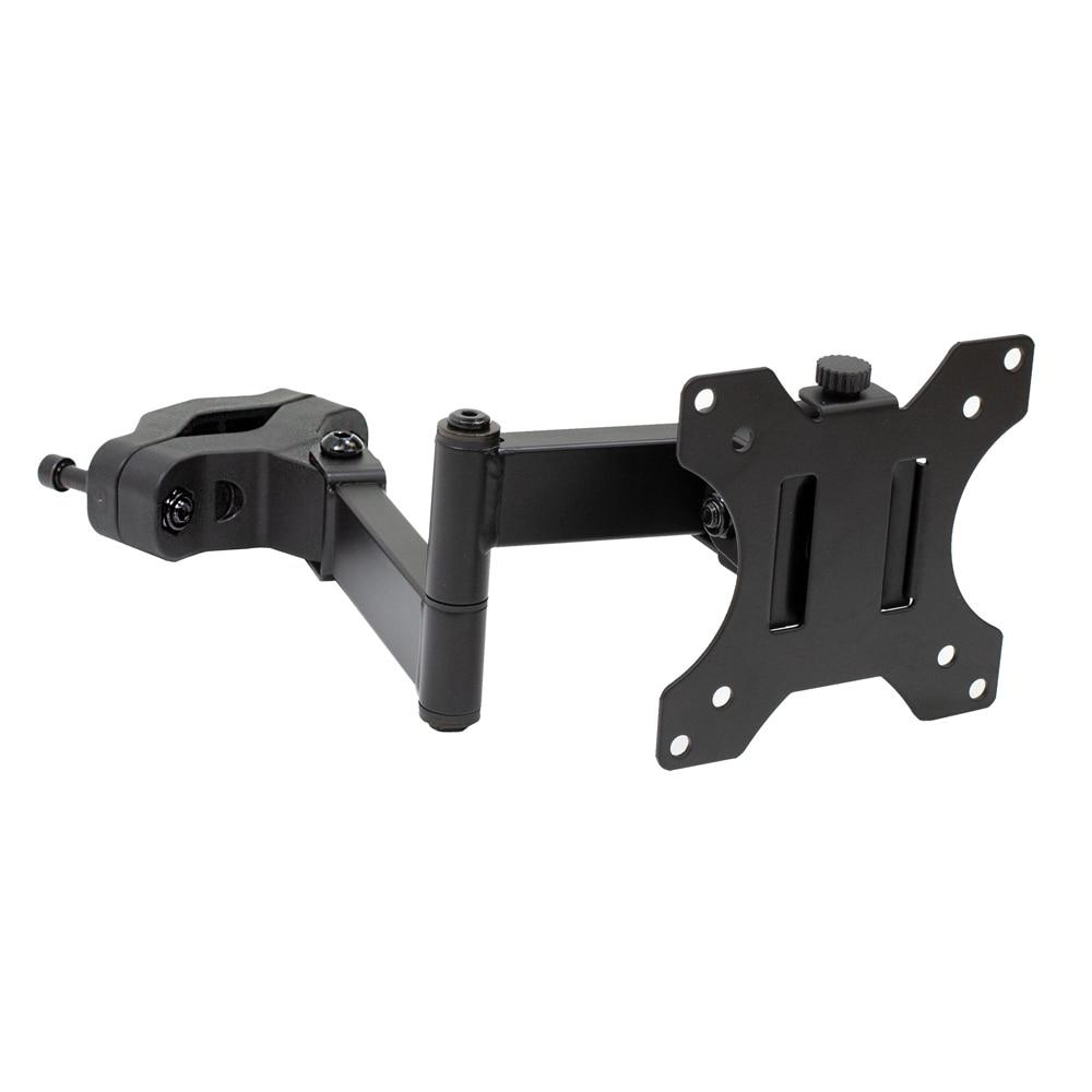 Mount-It Full Motion VESA Pole Mount with Articulating Arm | Fits TVs or Monitors Up to 32 in.