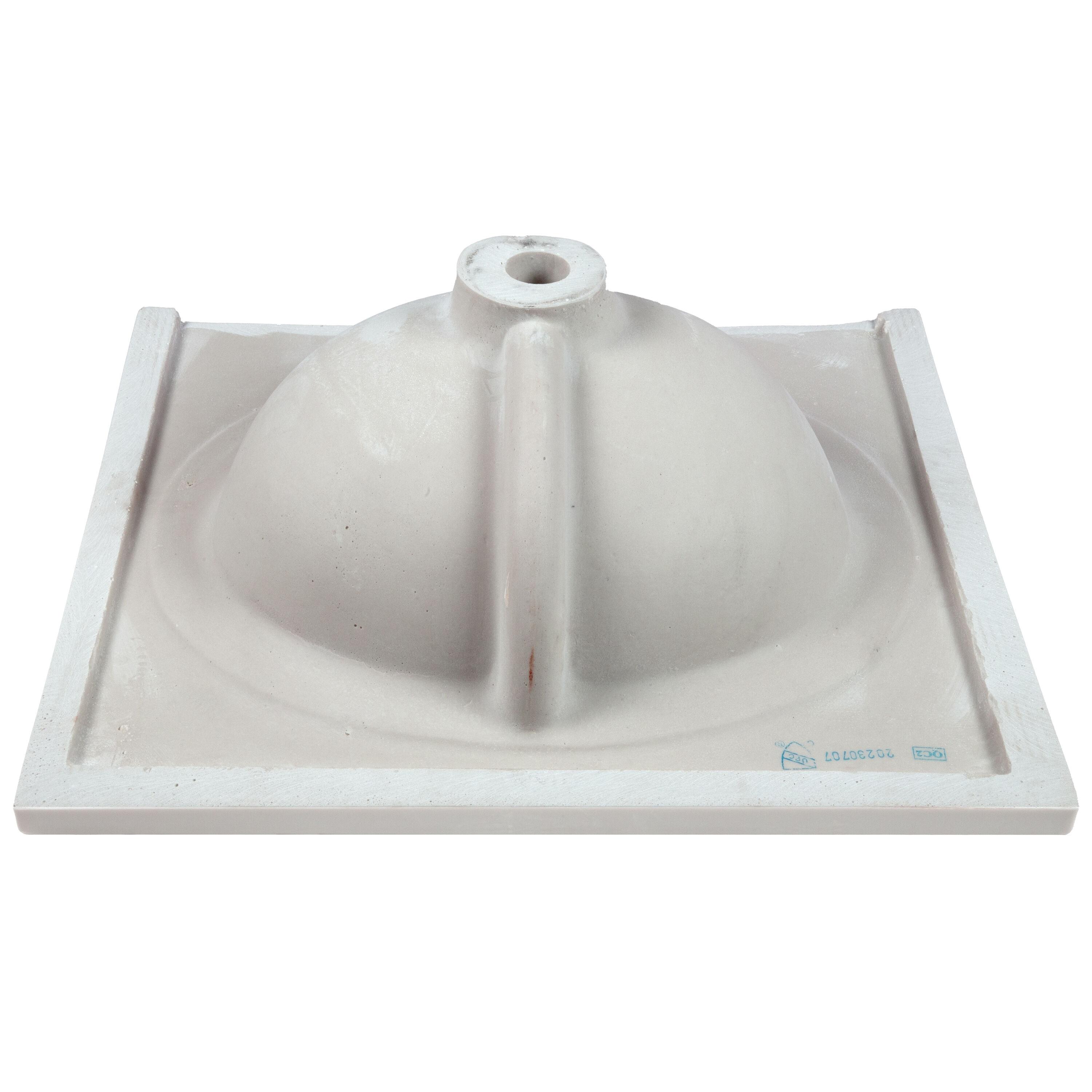 Cultured Marble Vanity Top – 25-Inch Single Bowl Sink 4-Inch Centerset with Integrated Backsplash – Reinforced Packaging – Ivory Swirl, Design House, 586313