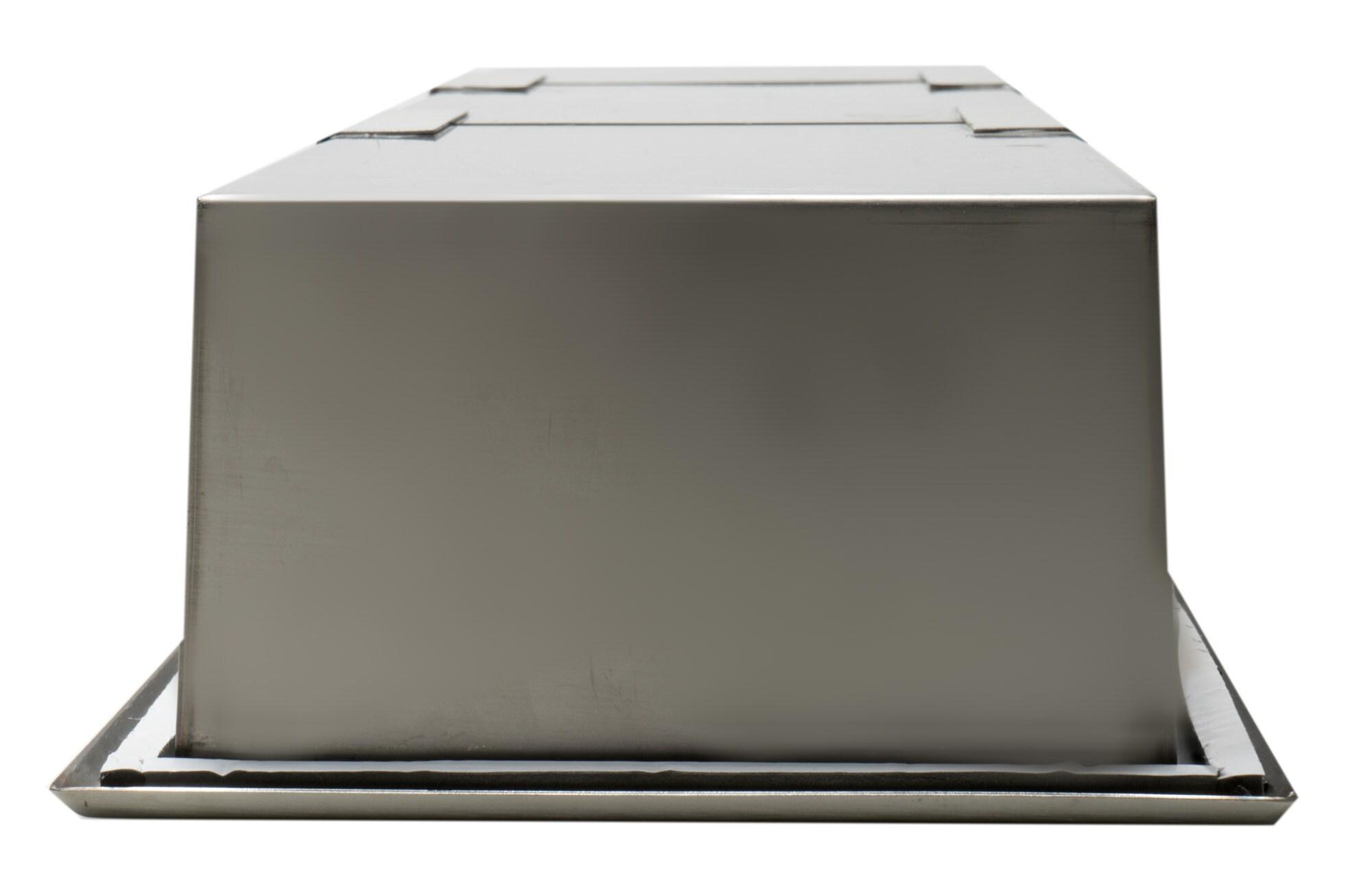 Vertical Stainless Steel Triple Shower Niche