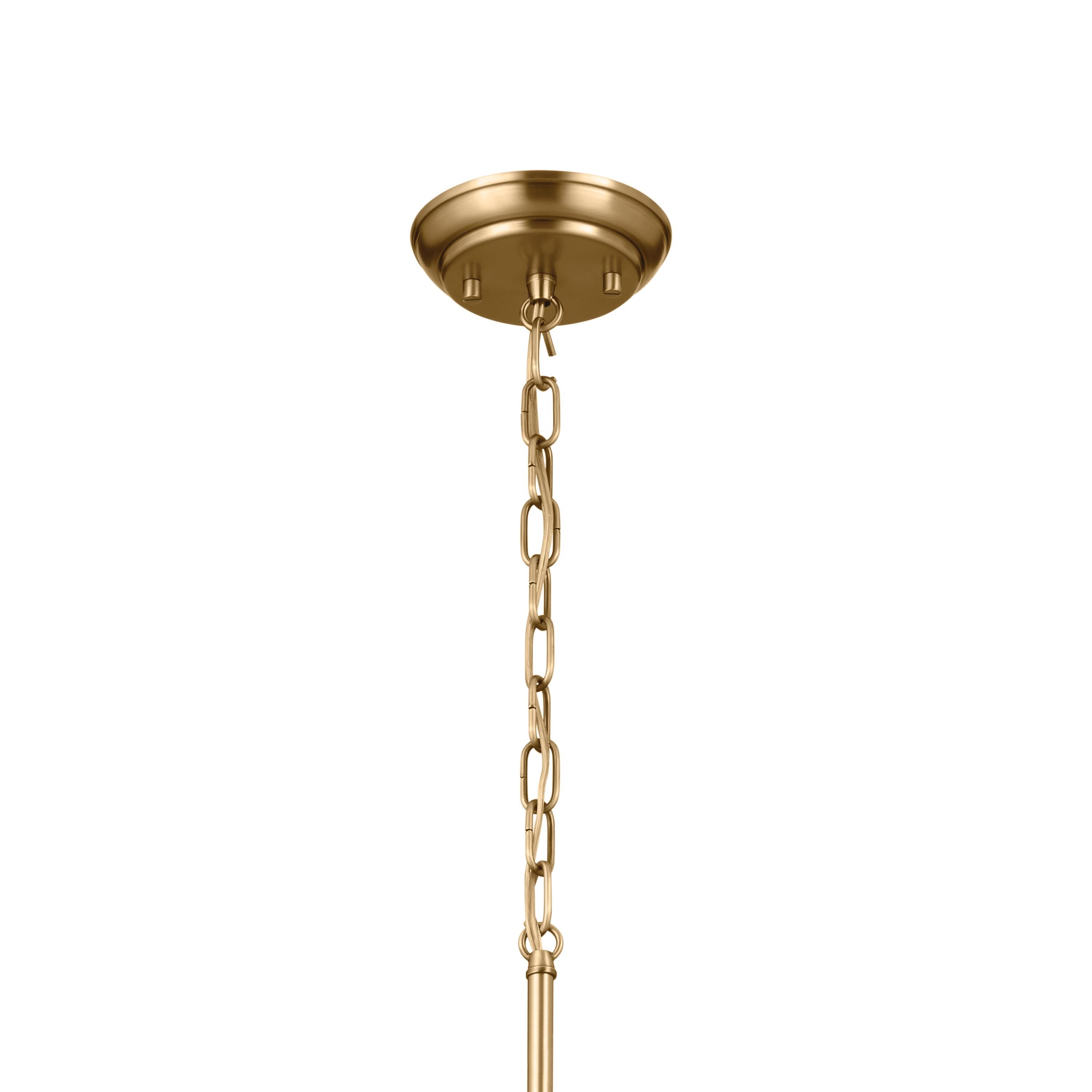 Kichler Lighting Adeena 6 - Light Chandelier in  Brushed Natural Brass
