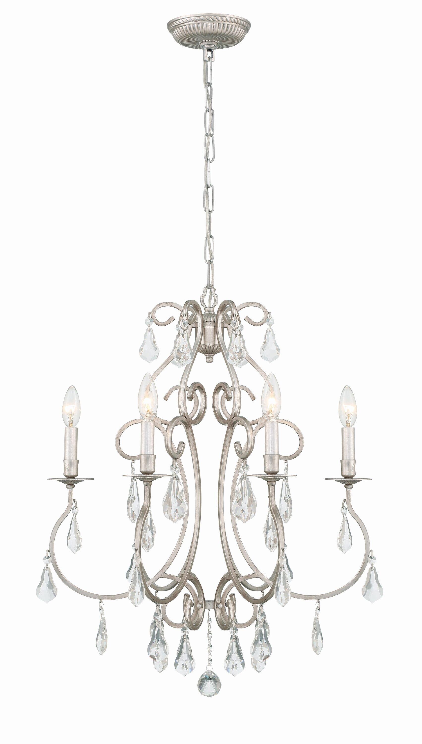 Crystorama Lighting Ashton 6 - Light Chandelier in  Olde Silver