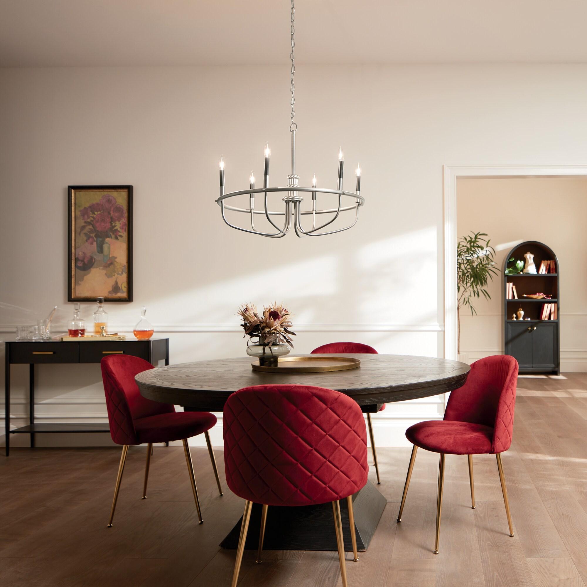 Kichler Lighting Capitol Hill 6 - Light Chandelier in  Brushed Nickel