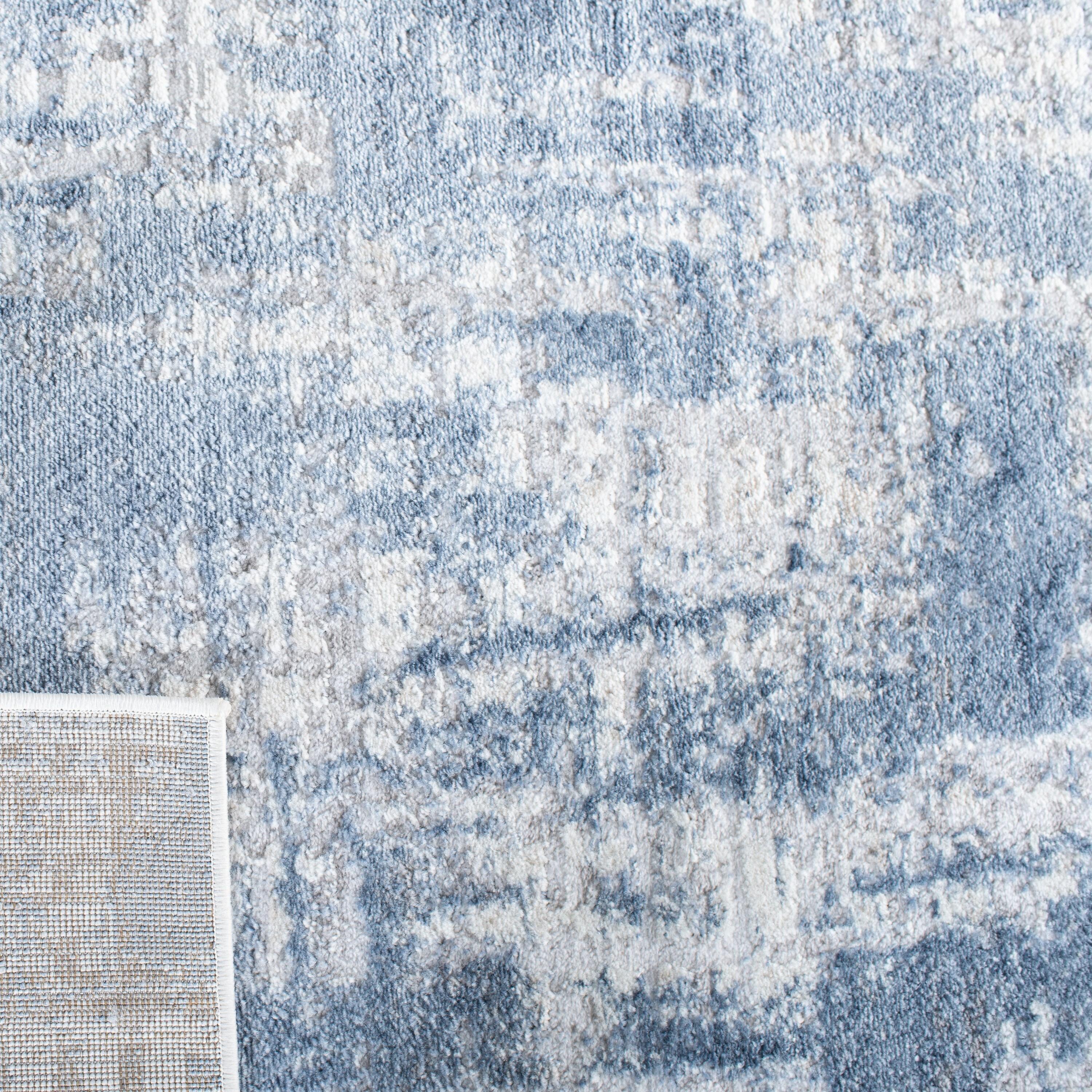 Amelia ALA786 Power Loomed Area Rug - Ivory/Blue - 8'9"x11'9" - Safavieh.