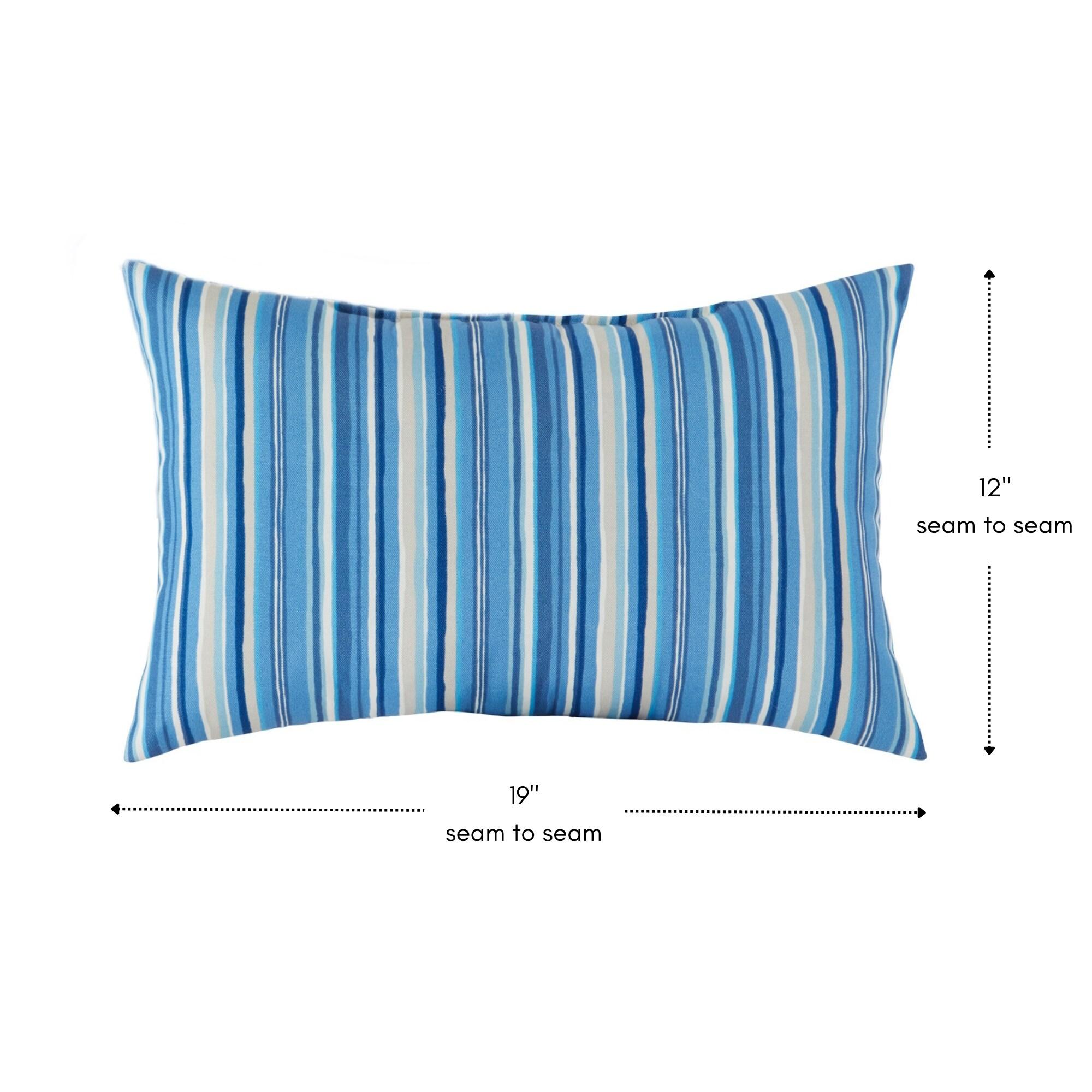 Indoor/Outdoor Reversible Throw Pillow