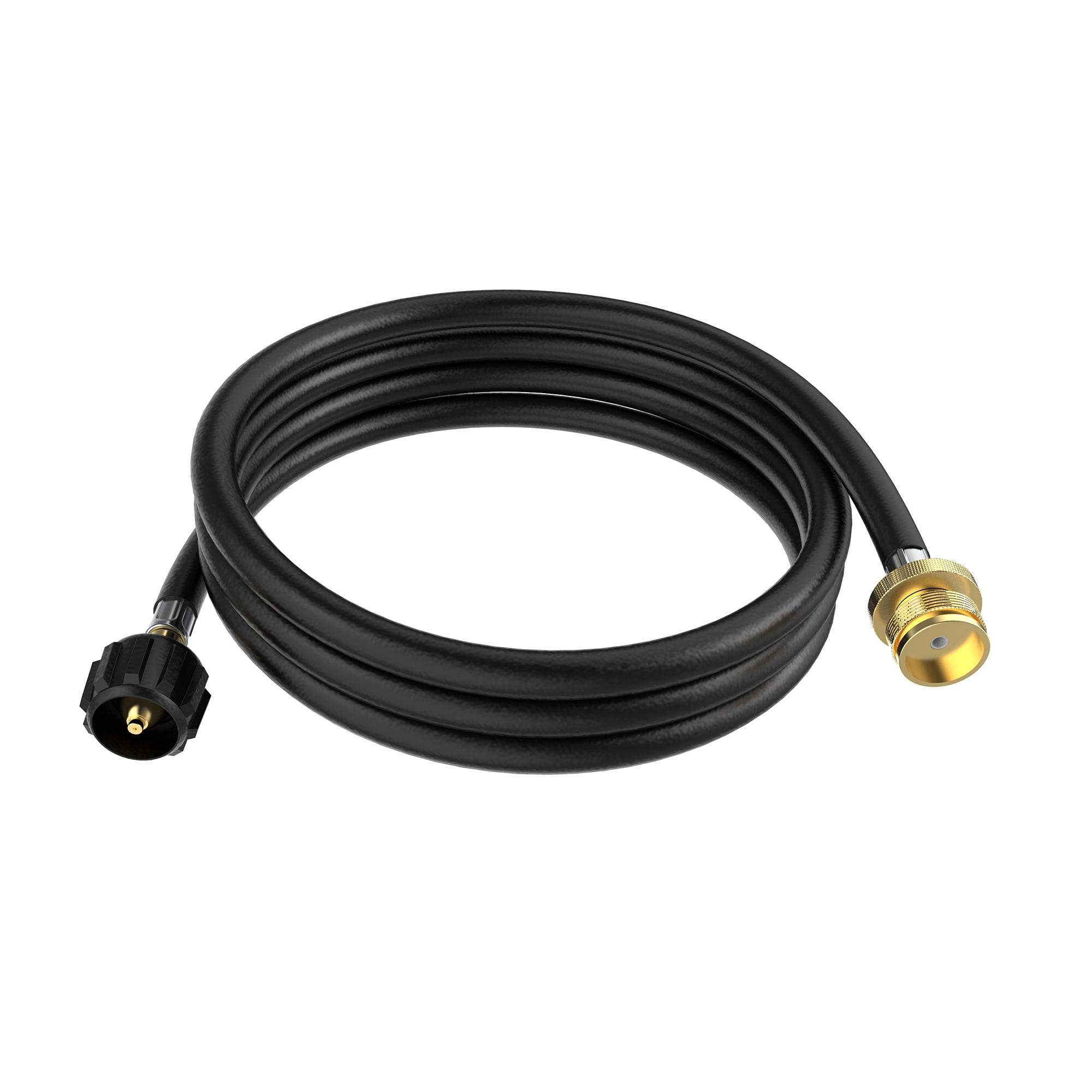 Royal Gourmet Royal Gourmet 5 Feet Propane Hose Adaptor, 1 Lb Portable Appliance to 20 Lb Lp Tank Converter with Type 1 Connection, Black