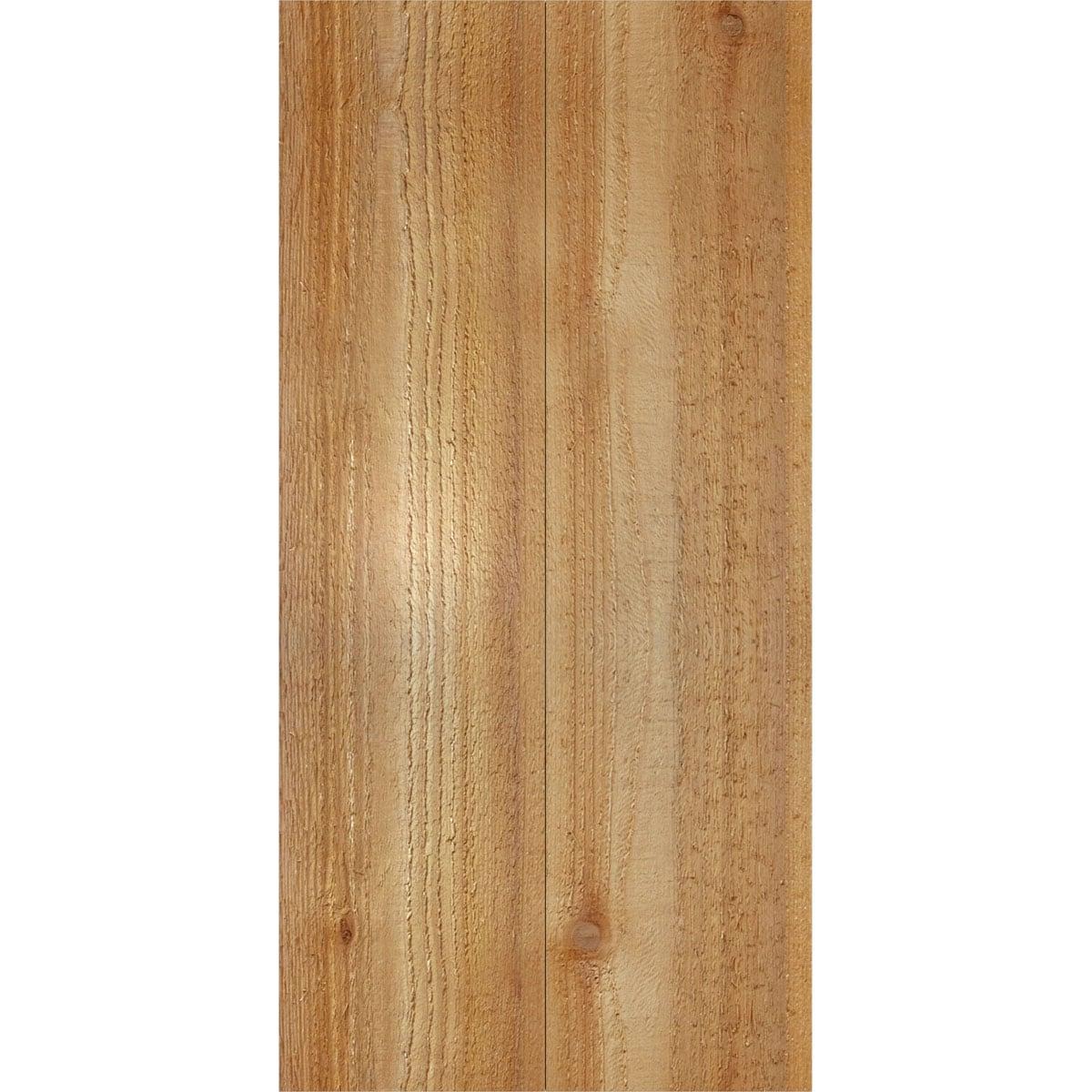 Ekena Millwork TimberCraft 5 3/8" Boards Joined Board-n-Batten Shutters w/Z-Bar, Western Red Cedar (Per Pair) (Set of 2)