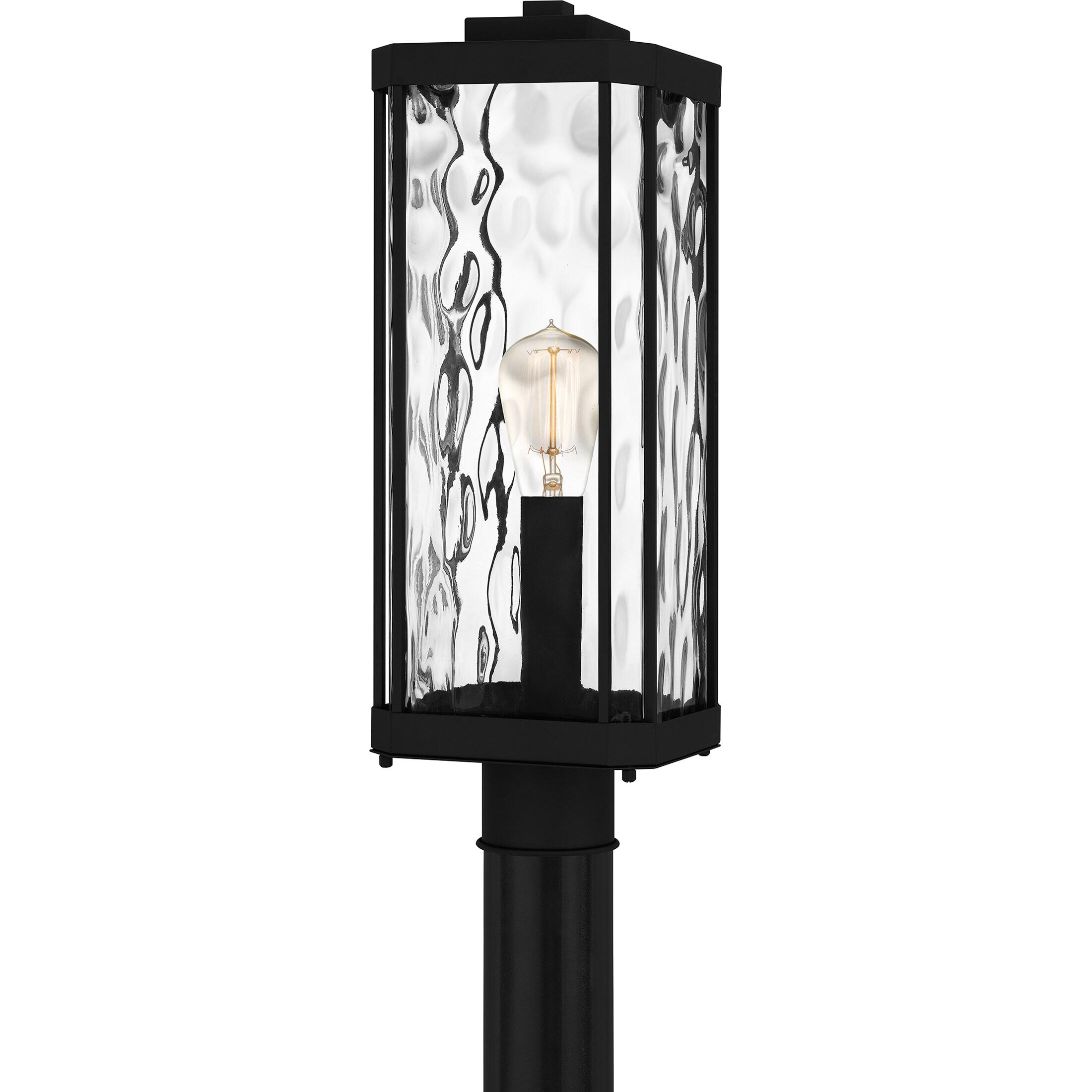 Quoizel Lighting Balchier 1 - Light Post Light in  Matte Black