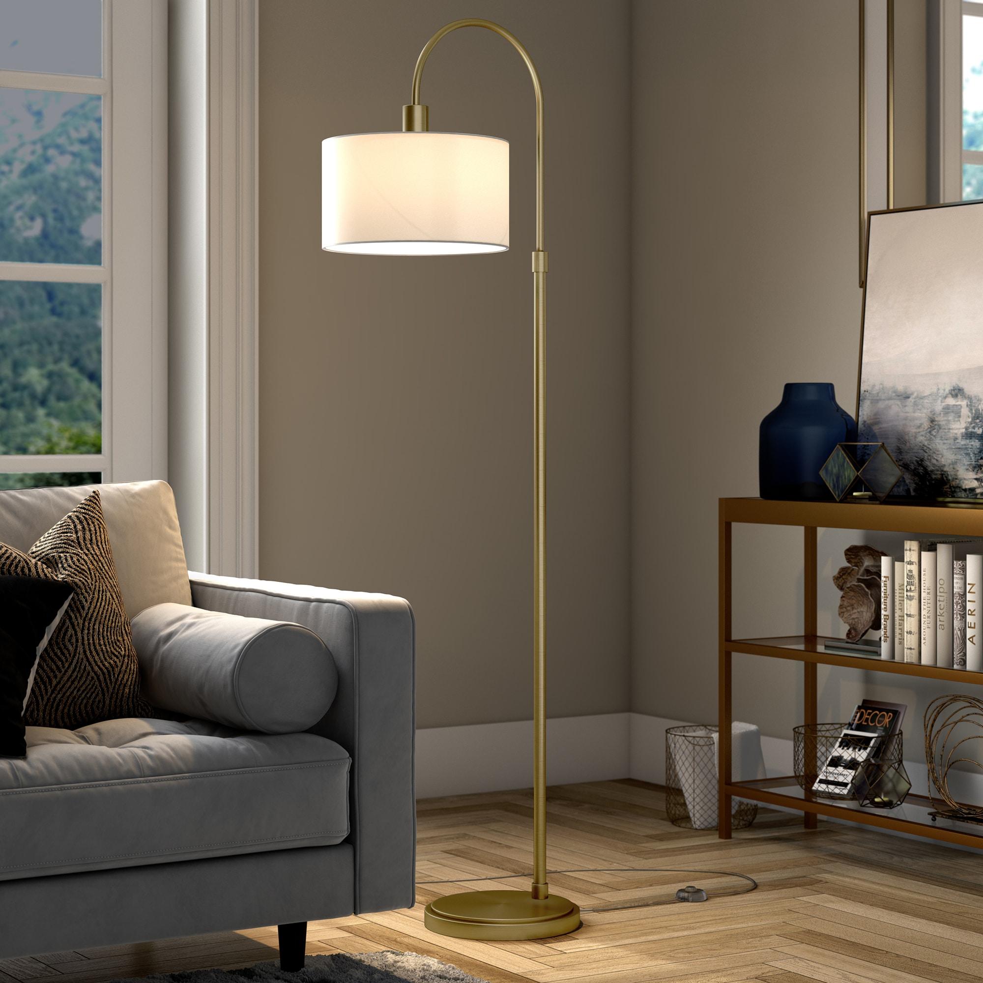 Modern Metal Arc Floor Lamp