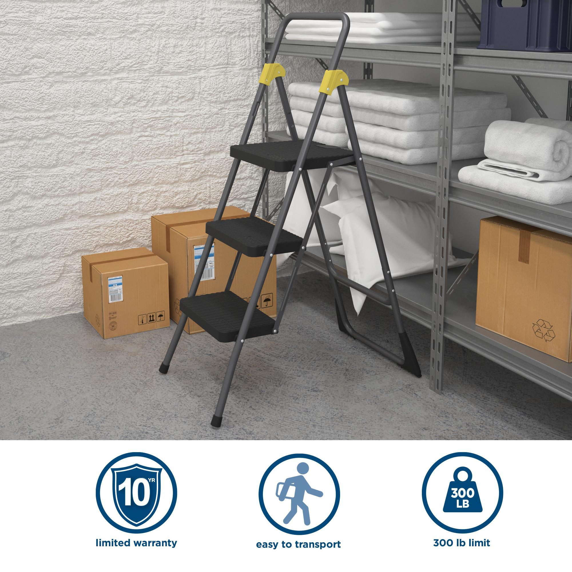 WFX Utility™ 3 - Step Steel Folding Small Step Ladder