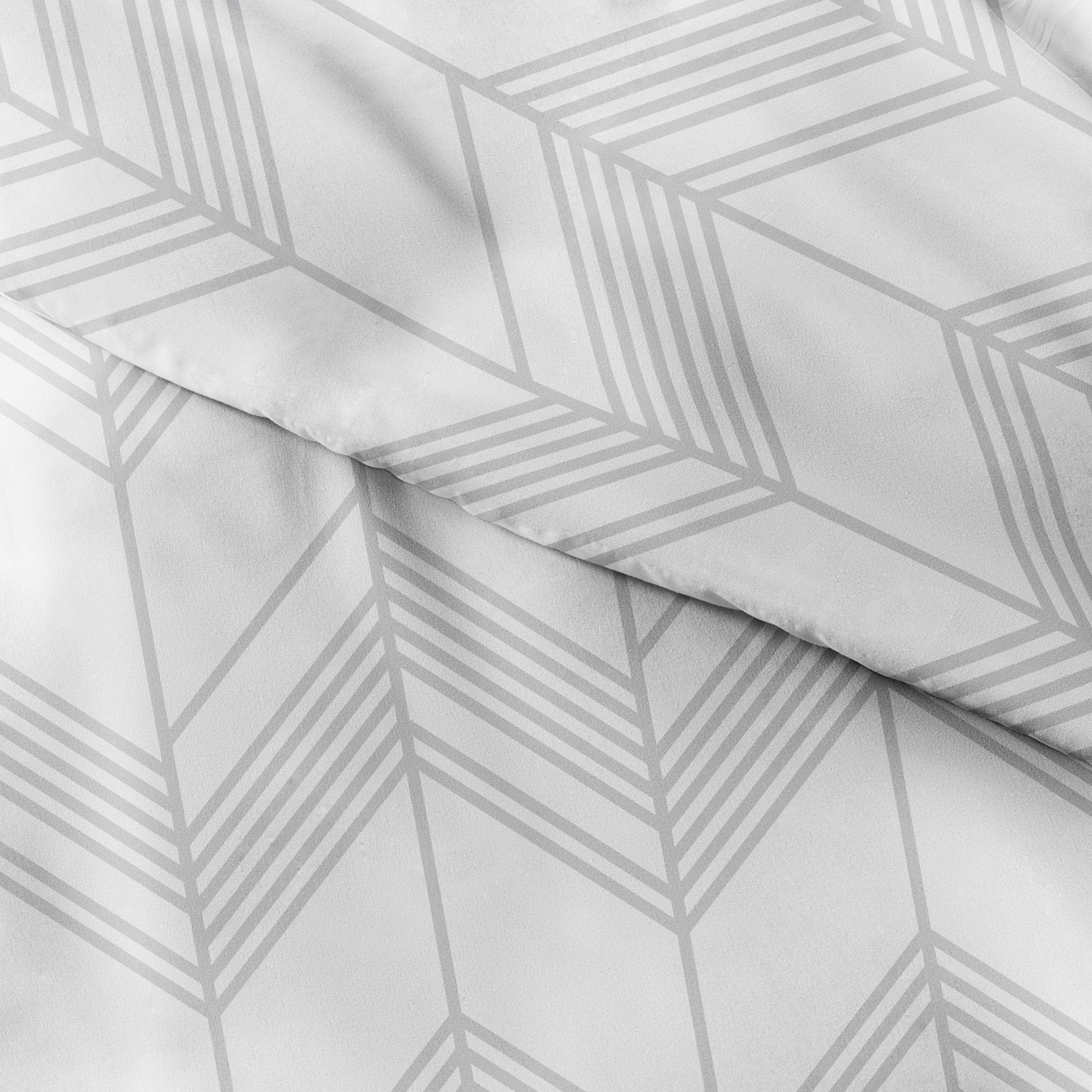 Becky Cameron Home Alps Chevron Pattern Duvet Cover Set