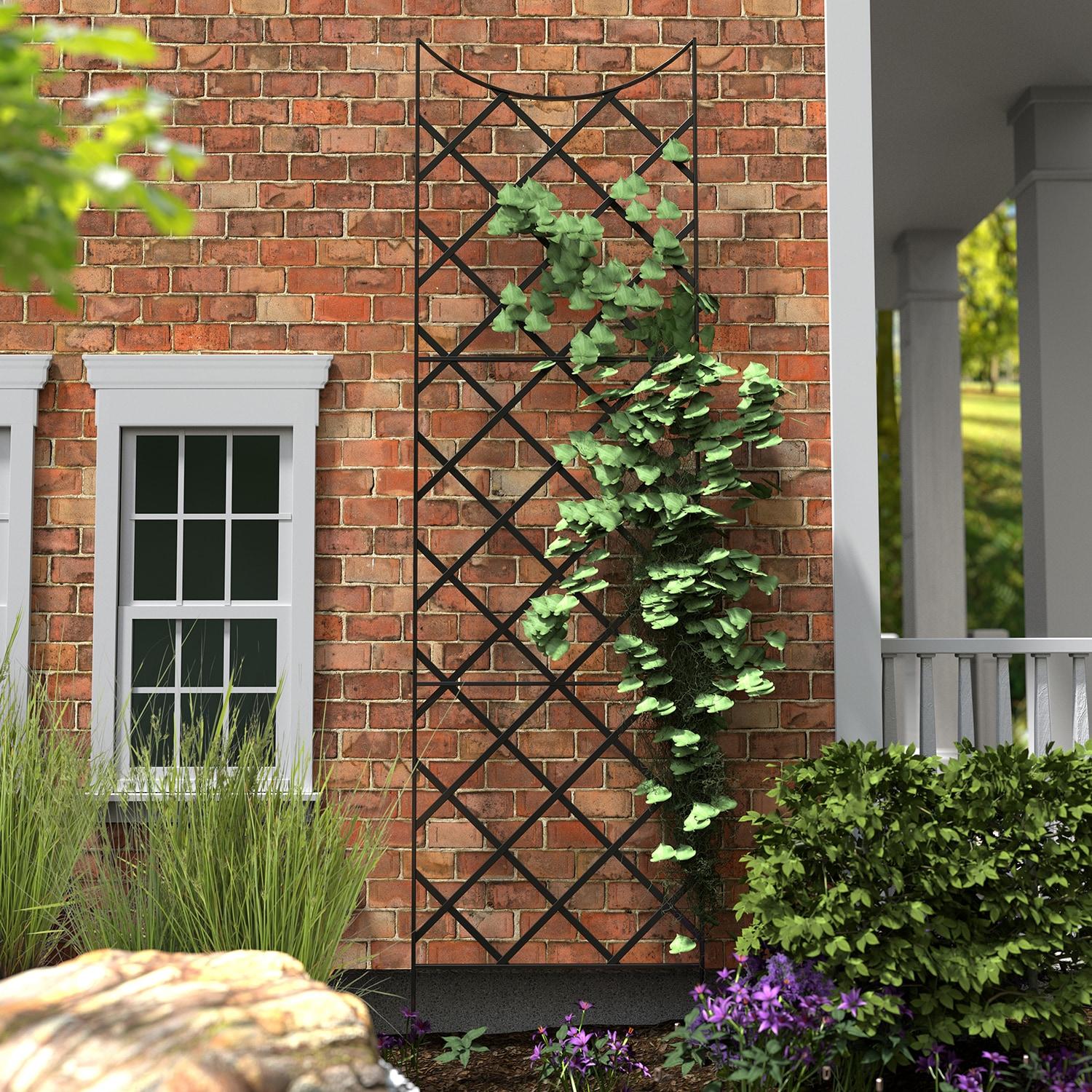 Panacea 89655 Giant Trellis, Black, 108"H