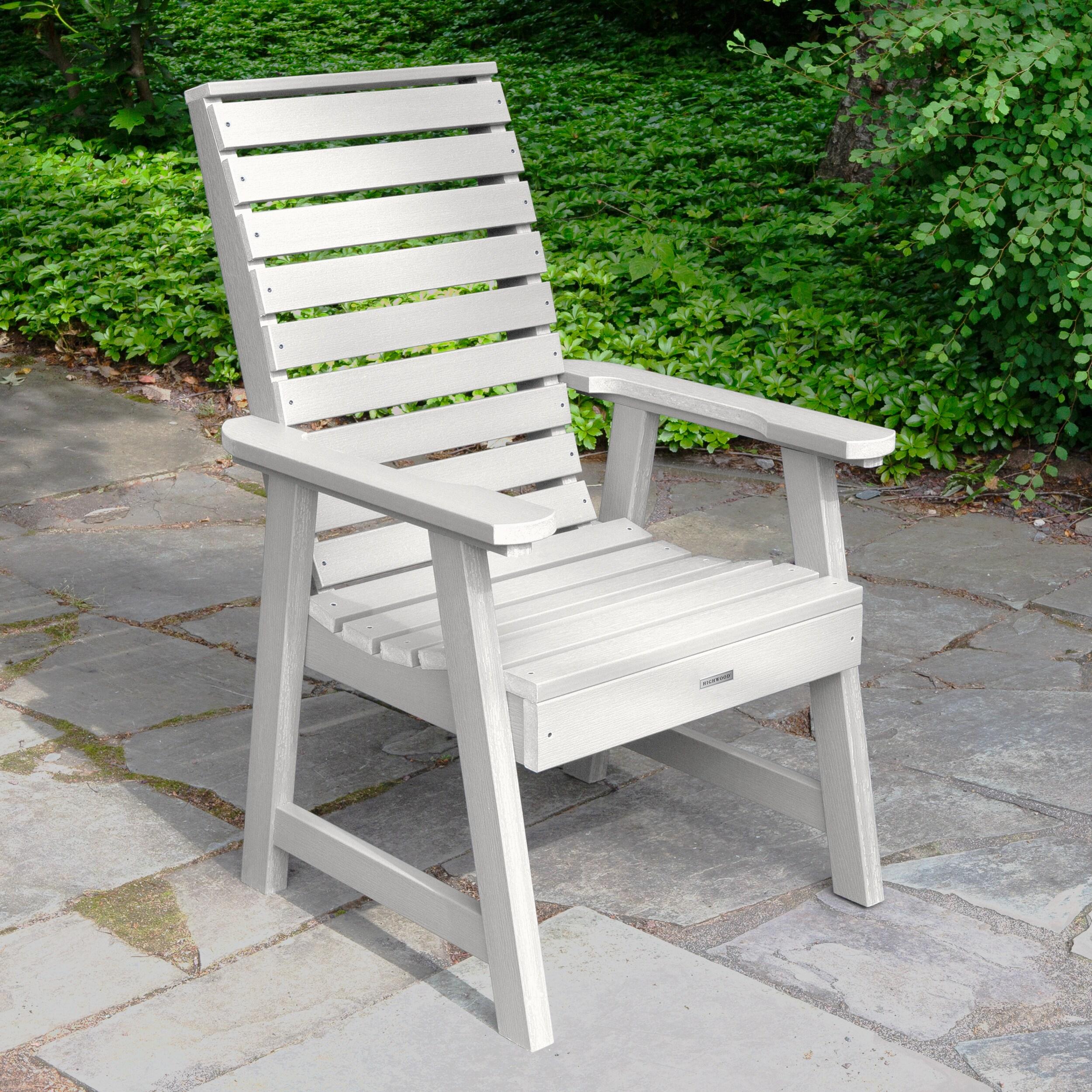 Highwood 7-pc Weatherly Dining Set - 42" x 72" Rectangle Table, Dining Height, Outdoor, Eco-friendly, Synthetic Wood