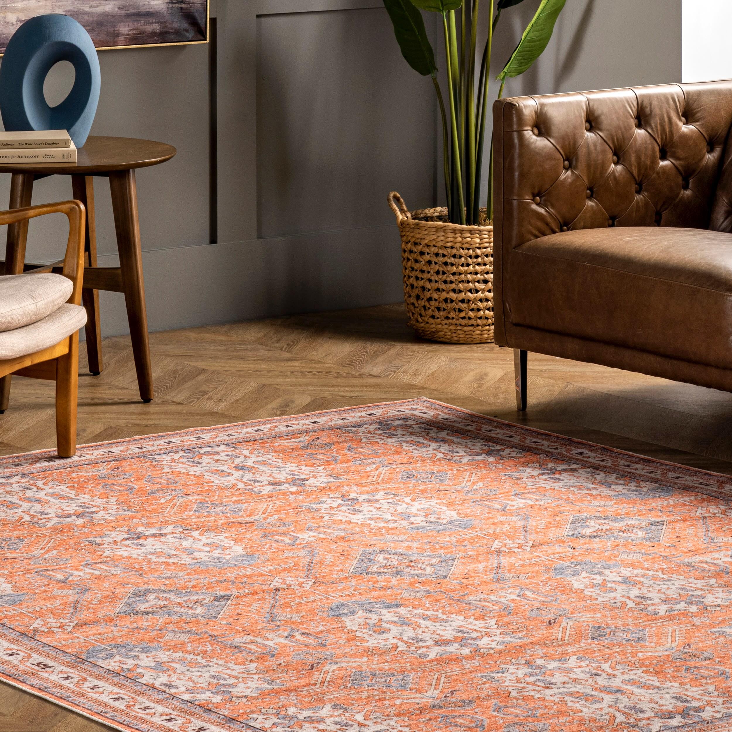 nuLOOM Sky Machine Washable Global Inspired Area Rug