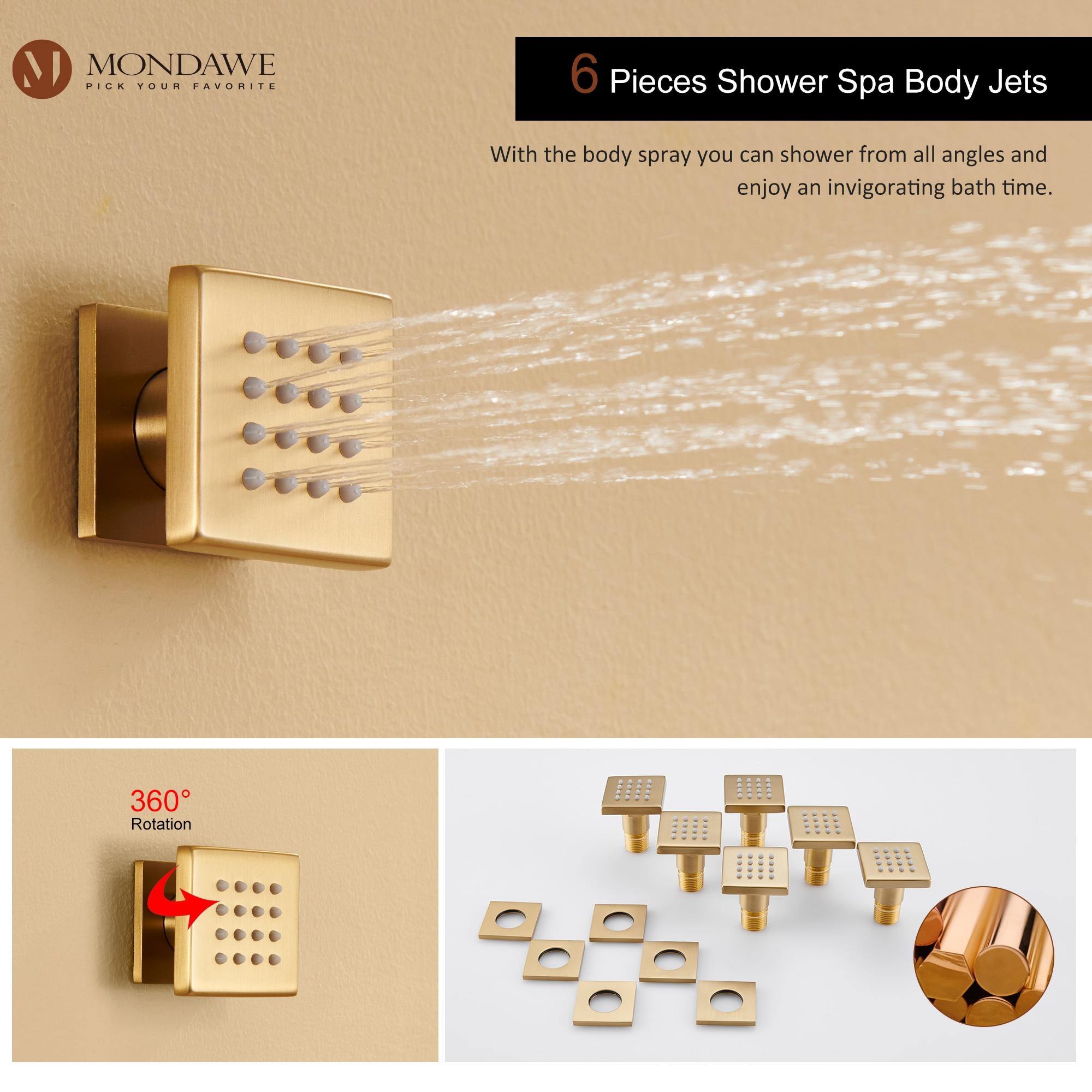 Herathena Complete Shower System with Rough in-Valve