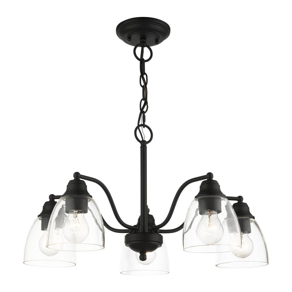 Livex Lighting Montgomery 5 - Light Chandelier in  Black