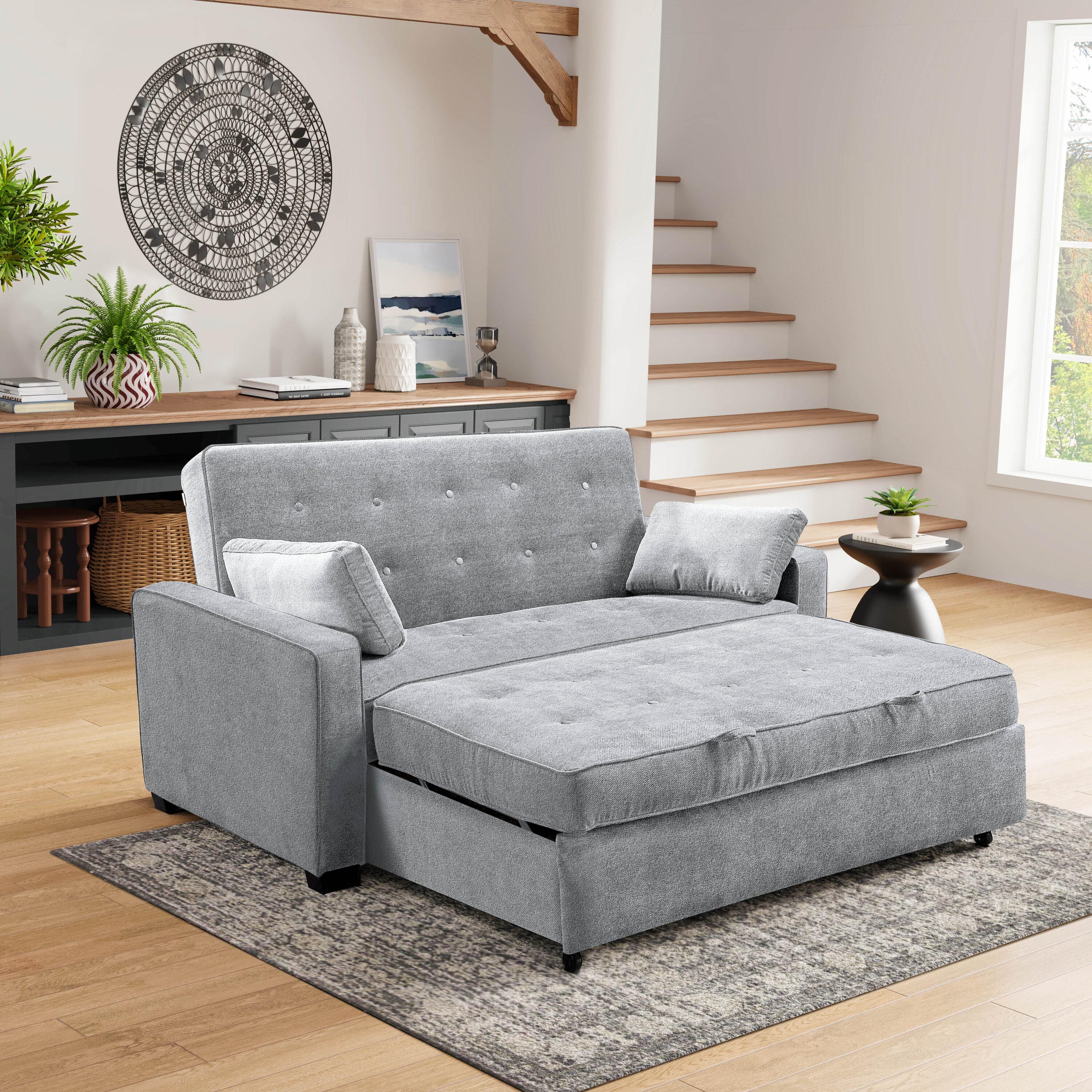 Serta Monroe Full Size Convertible Sofa