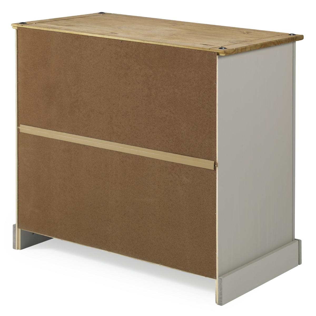 Wood Buffet Sideboard 1 Door 4 Drawers Corona Gray | Furniture Dash