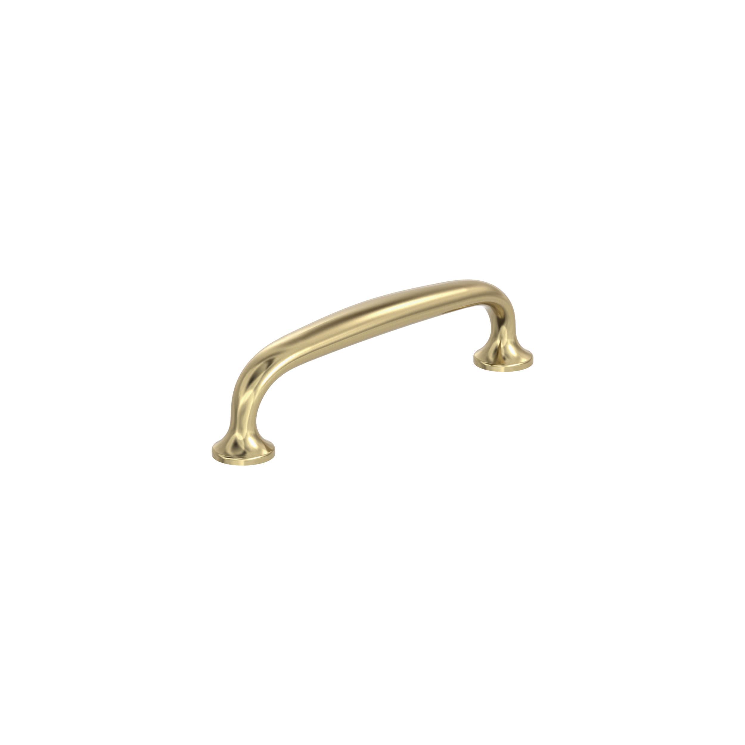 Amerock Renown 3-3/4 inch (96mm) Center-to-Center Golden Champagne Cabinet Pull