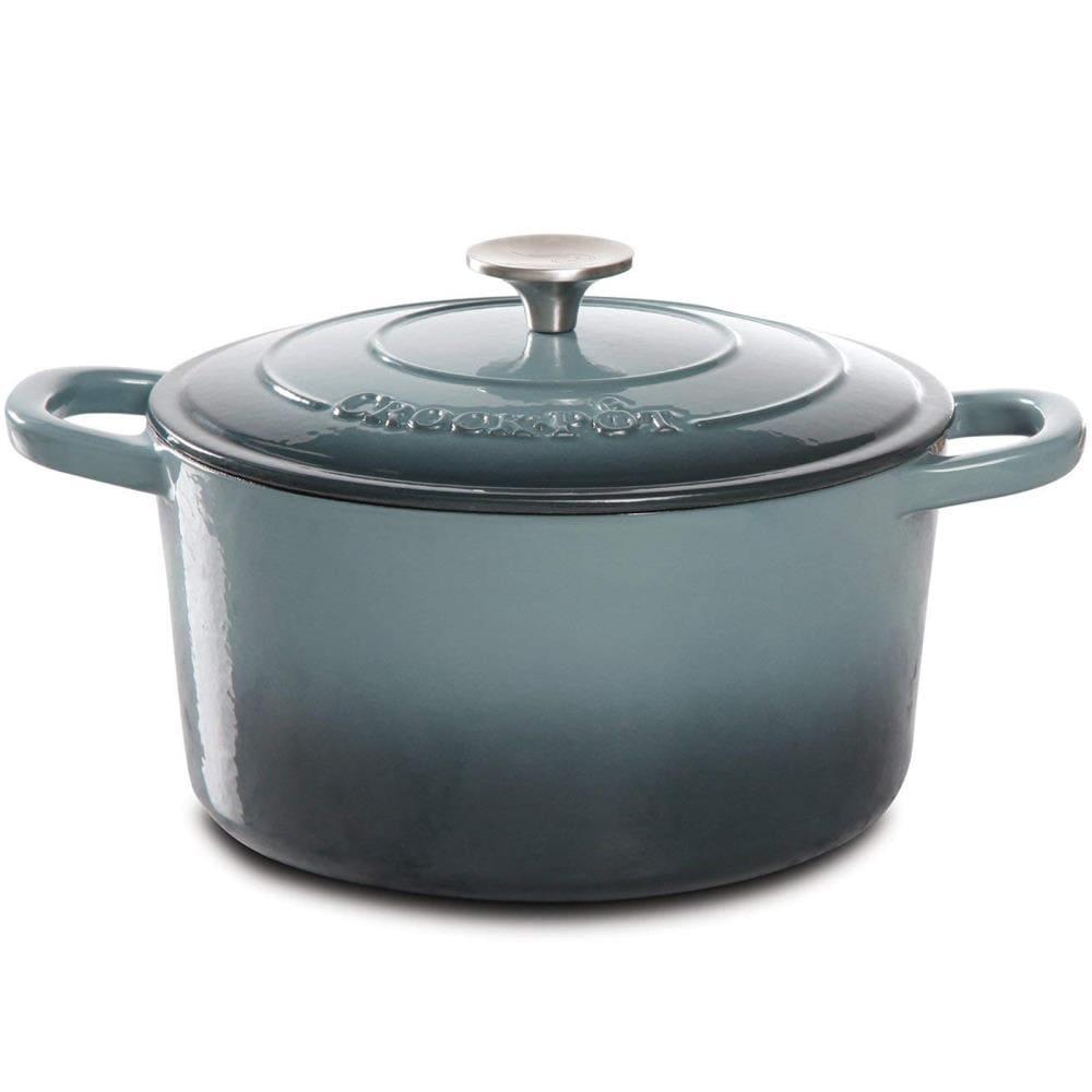 Crock-pot Artisan Cast Iron Round Dutch Oven