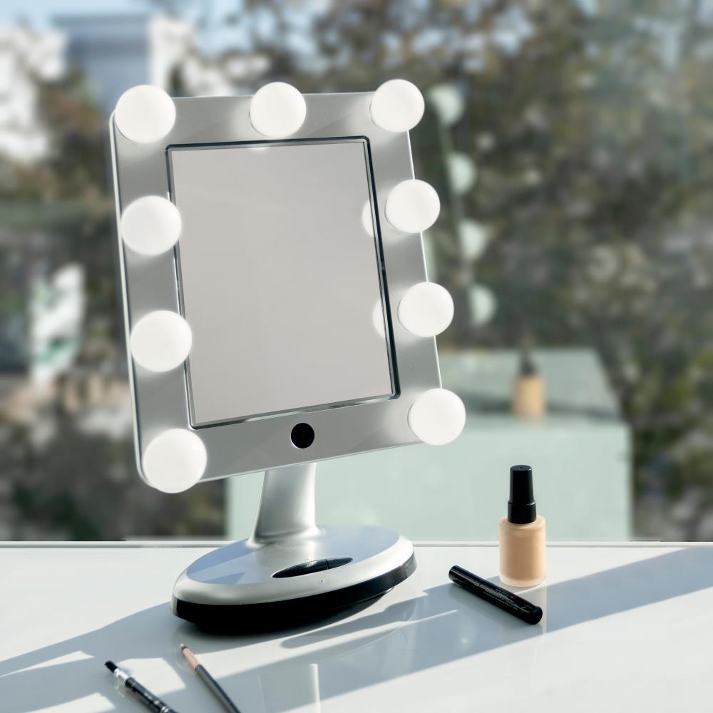 Zadro Melrose LED Makeup Mirrors w/ Magnification & Bluetooth Speaker