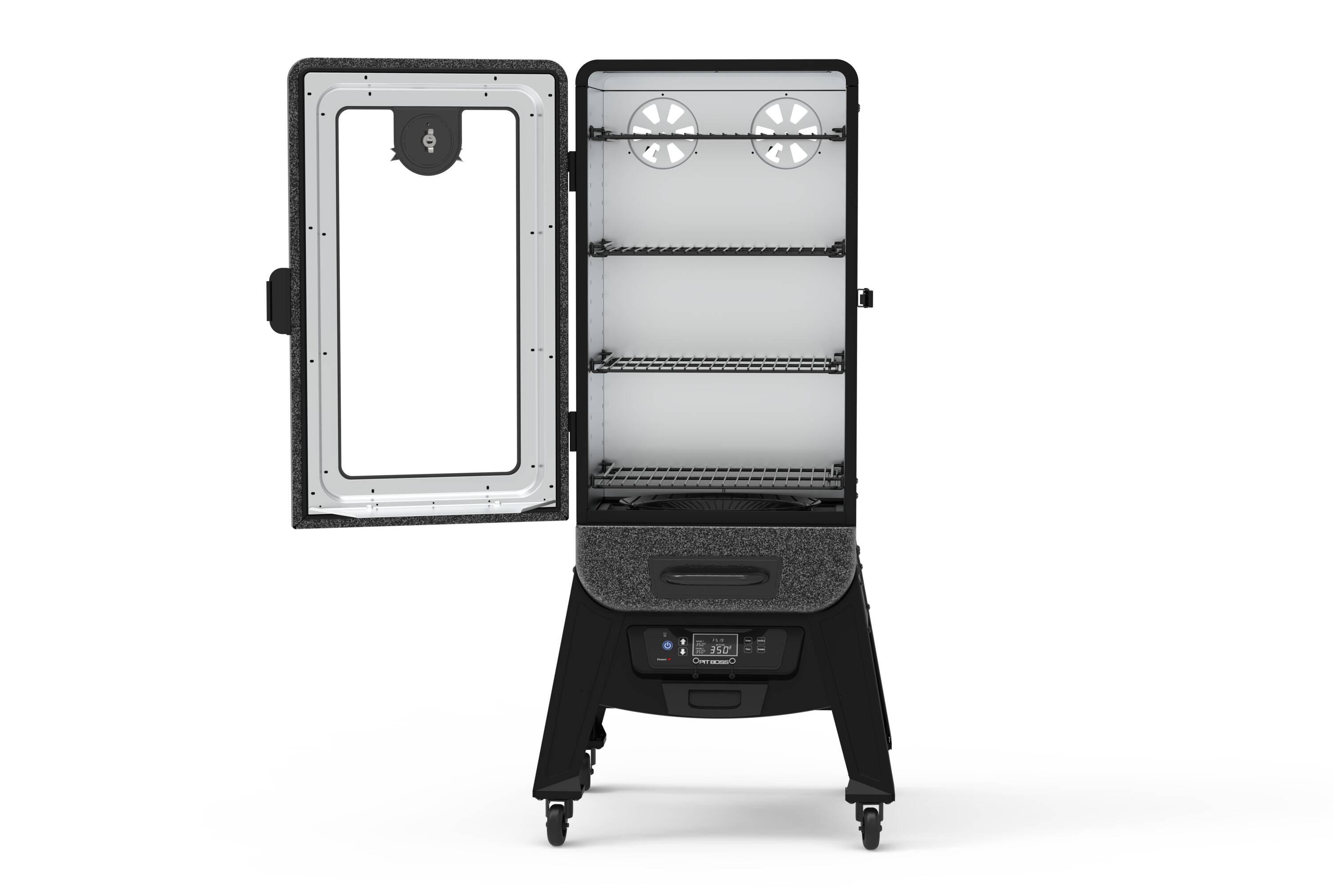 Pit Boss Pit Boss 3-Series Electric Vertical Smoker, Silver Hammertone