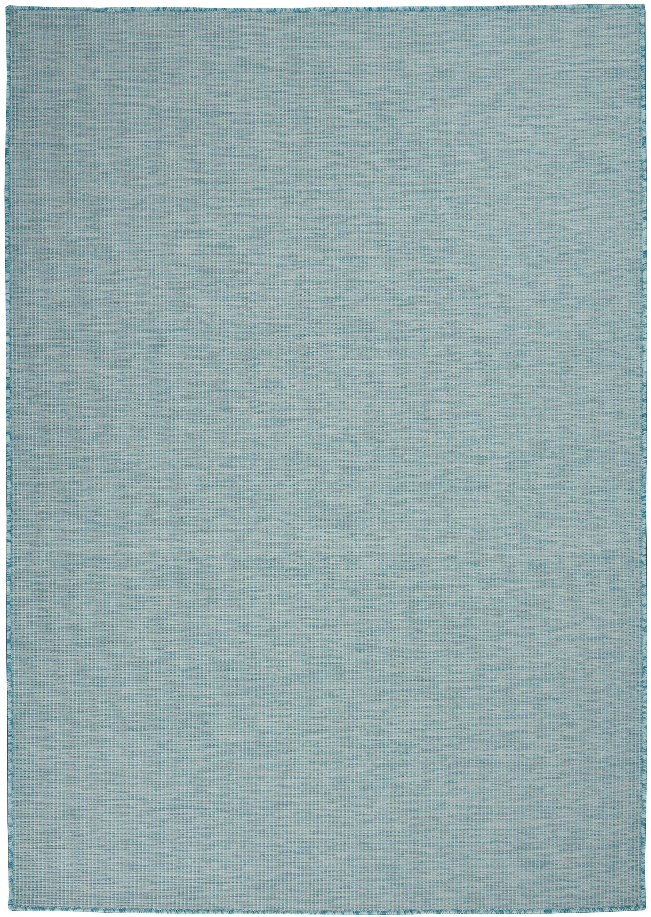 Nourison Positano POS01 Indoor/outdoor Area Rug - Aqua 5' x 7'