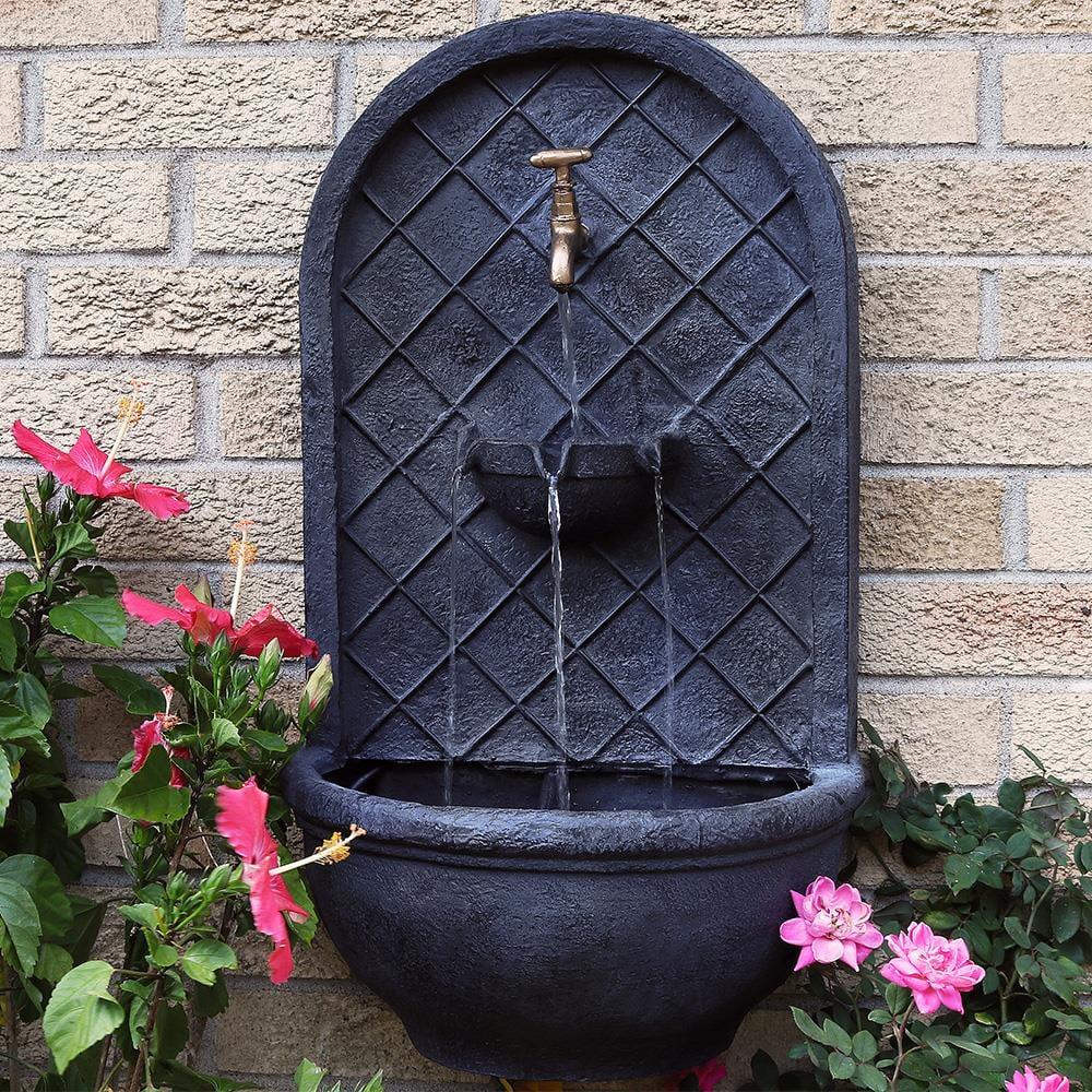 Millwood Pines Tristin Weather Resistant Wall Base Fountain