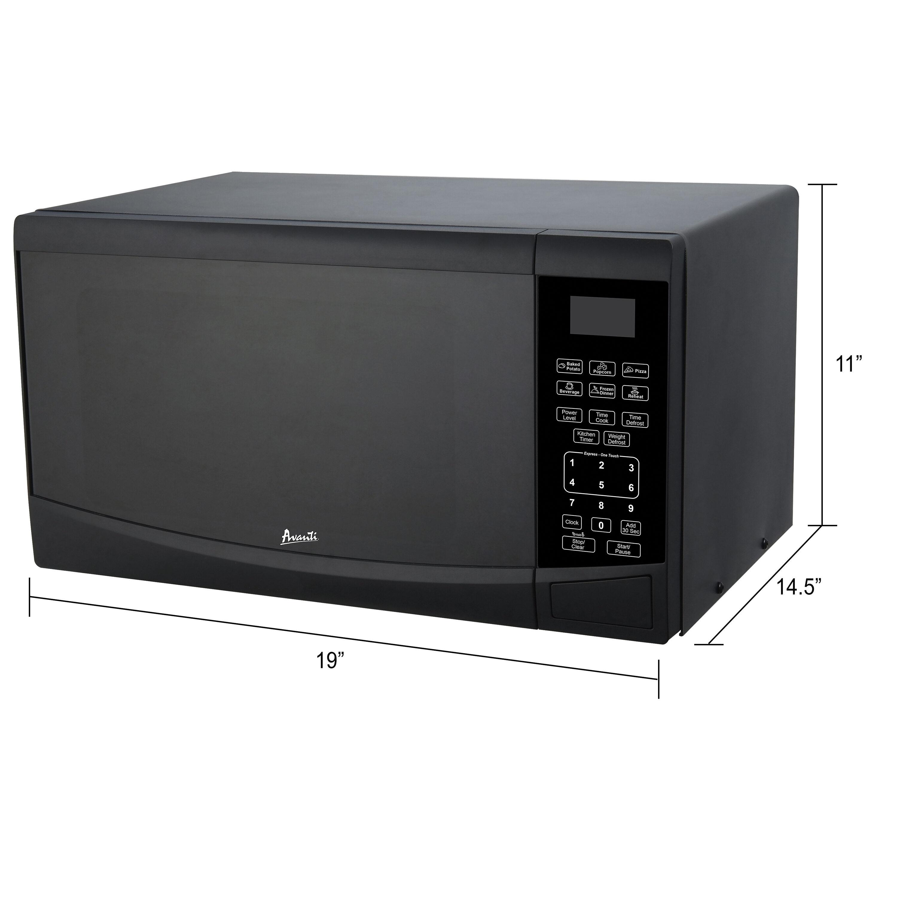 Avanti Products Avanti Countertop Microwave Oven, 0.9 cu. ft. MT09V1B