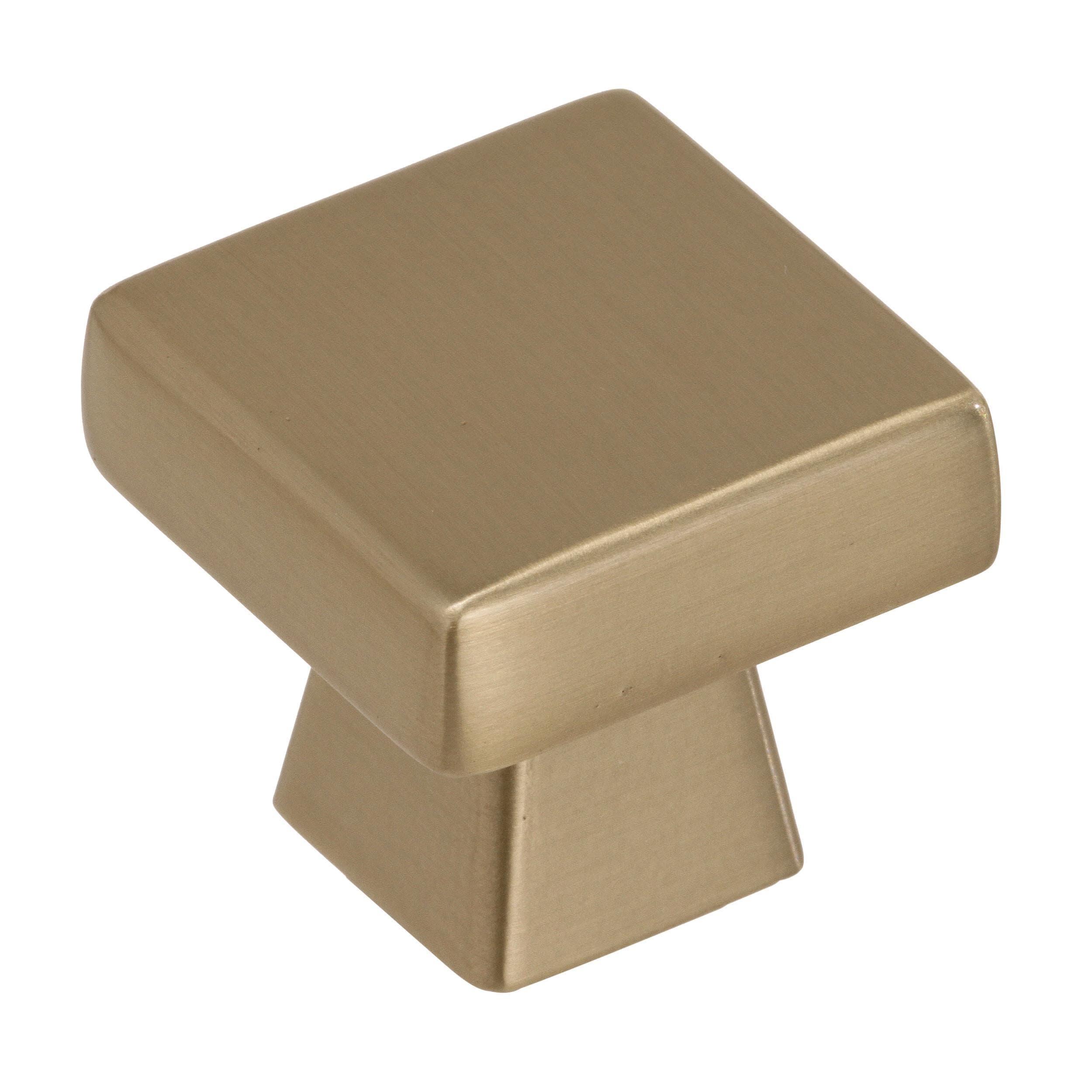 Amerock Blackrock 1-3/16 inch (30mm) Length Golden Champagne Cabinet Knob