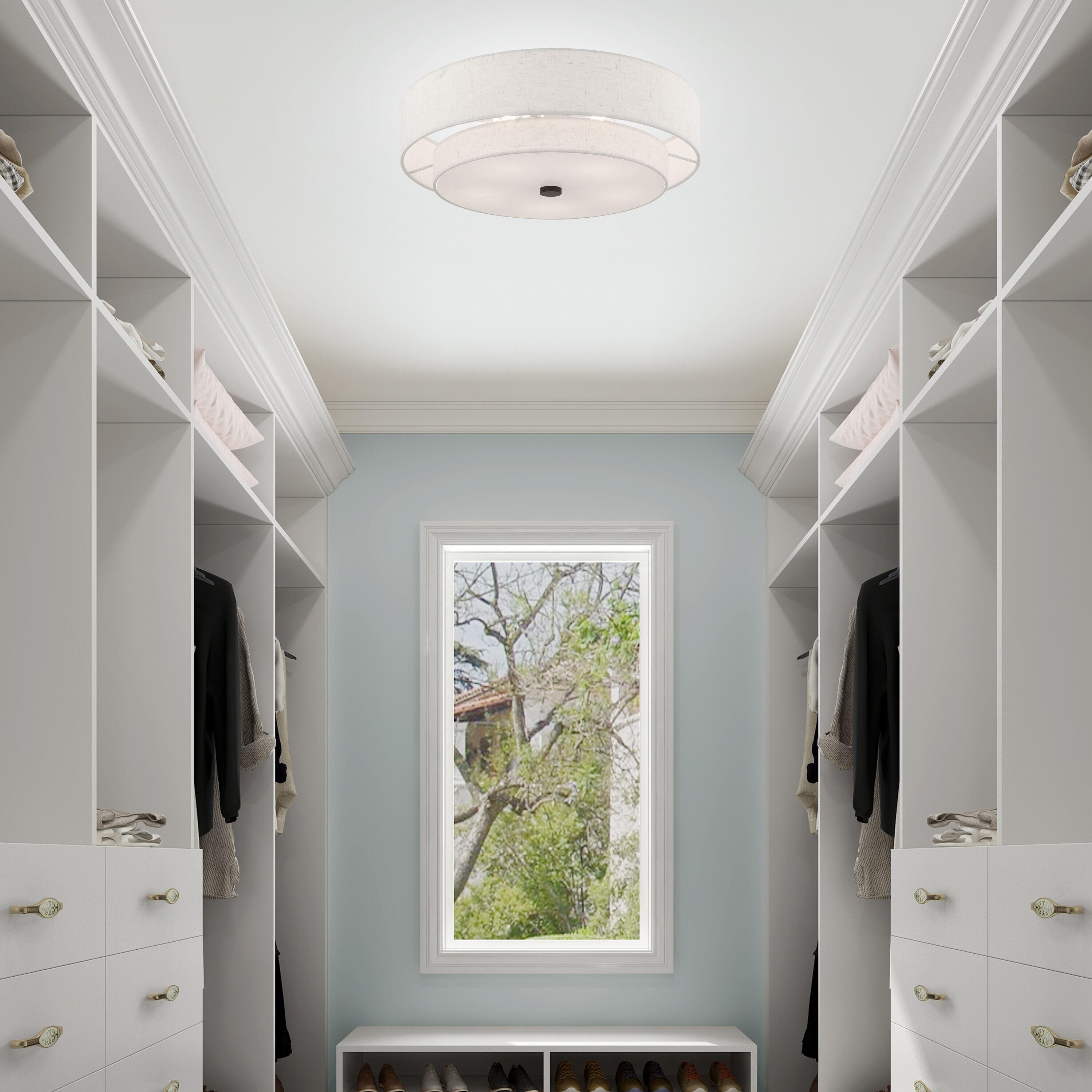 Livex Lighting Meridian 5 - Light Semi-Flush Mount in  English Bronze