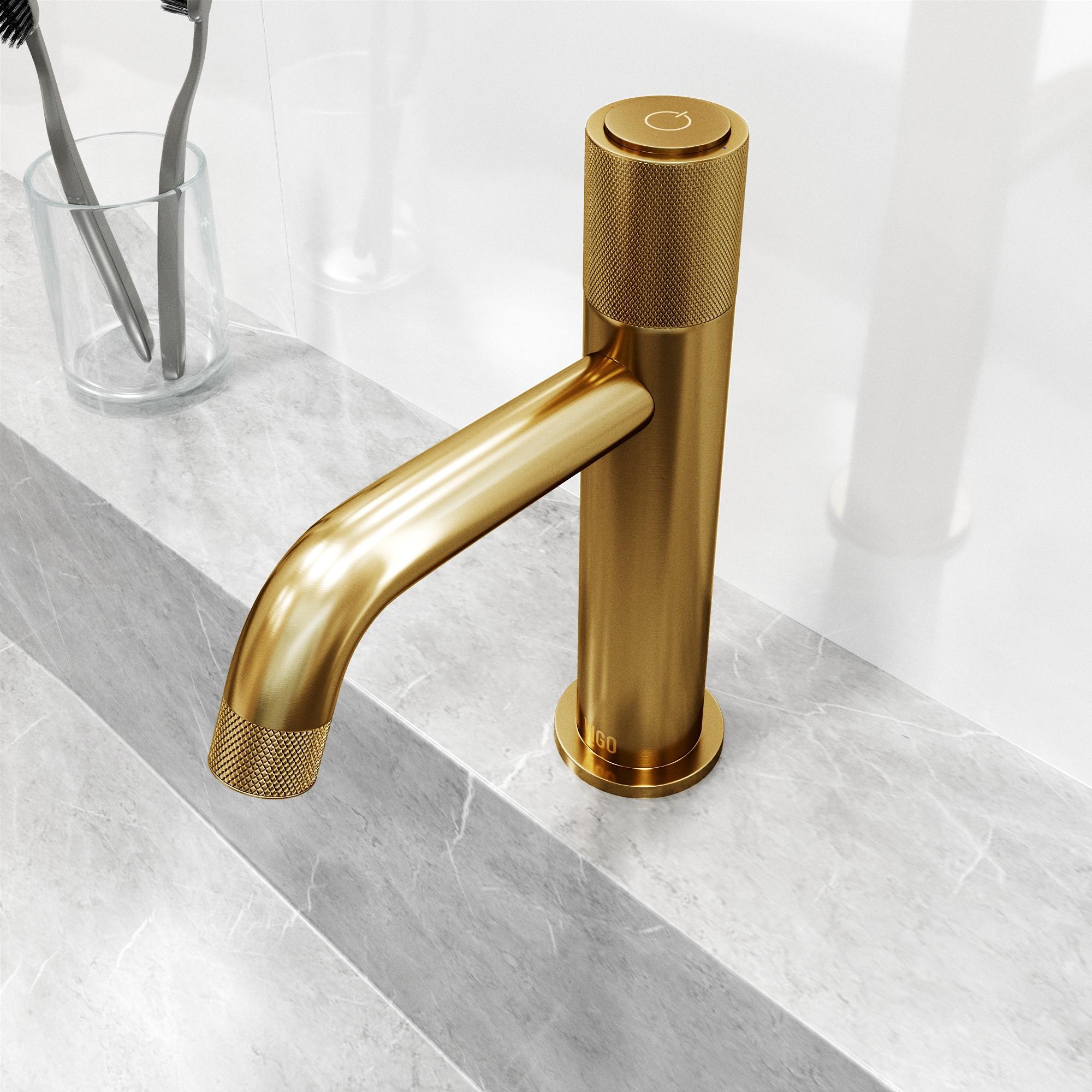 Apollo 8" H Single Handle Single Hole Bathroom Faucet