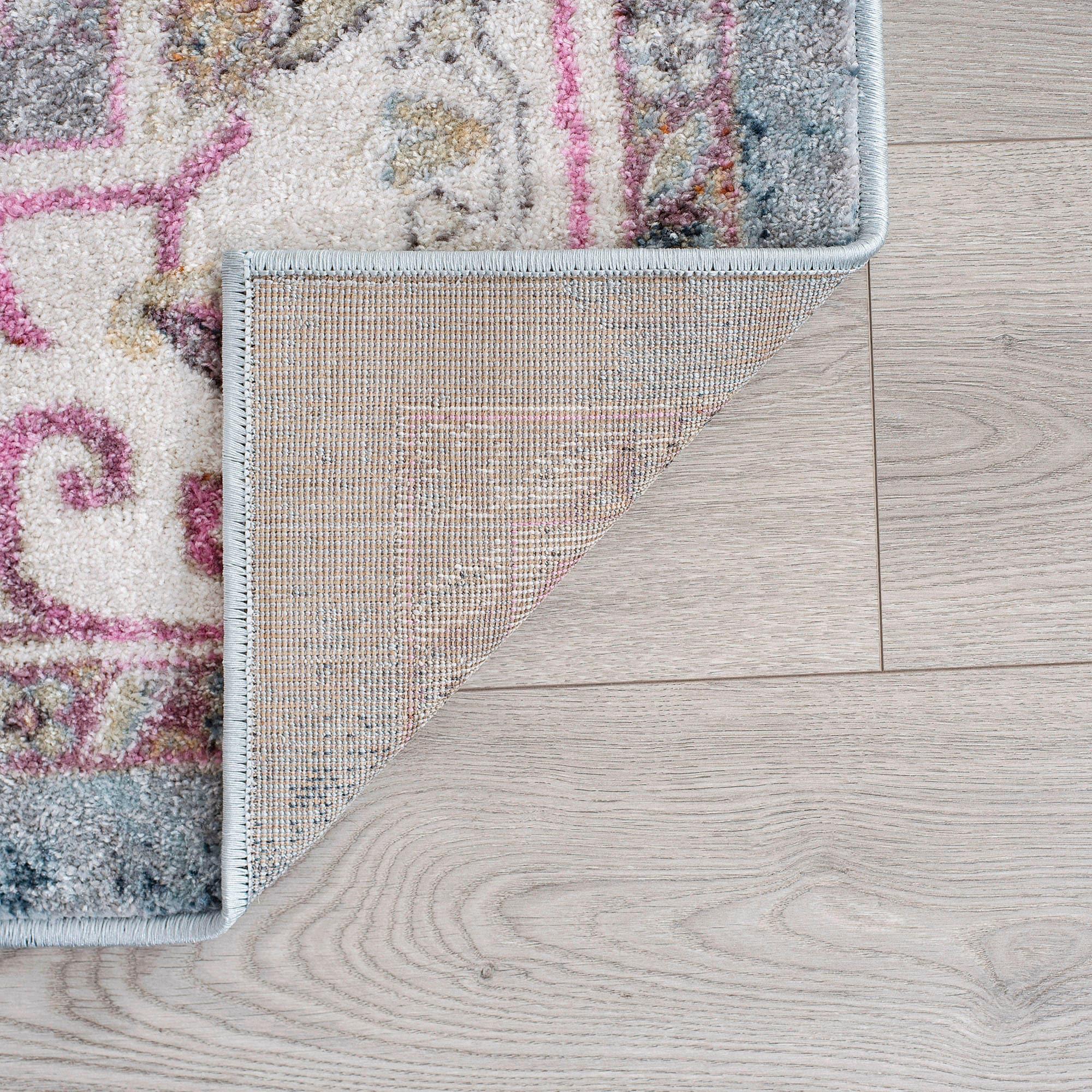 Wakefield Denim Rectangular 5' x 7' Synthetic Area Rug