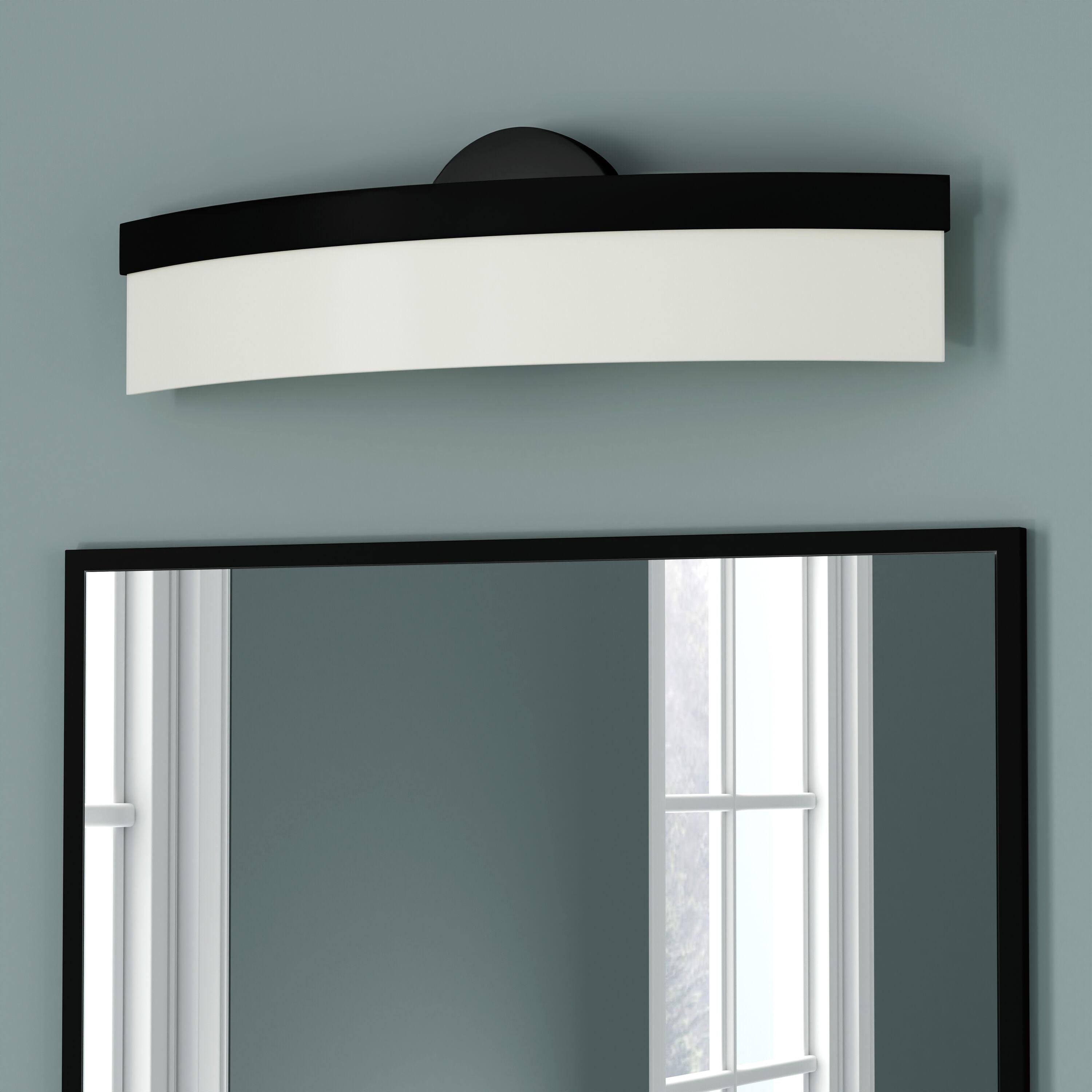 Origin 21 Lynnpark 20-Inches Matte Black Integrated LED Modern/contemporary Vanity light