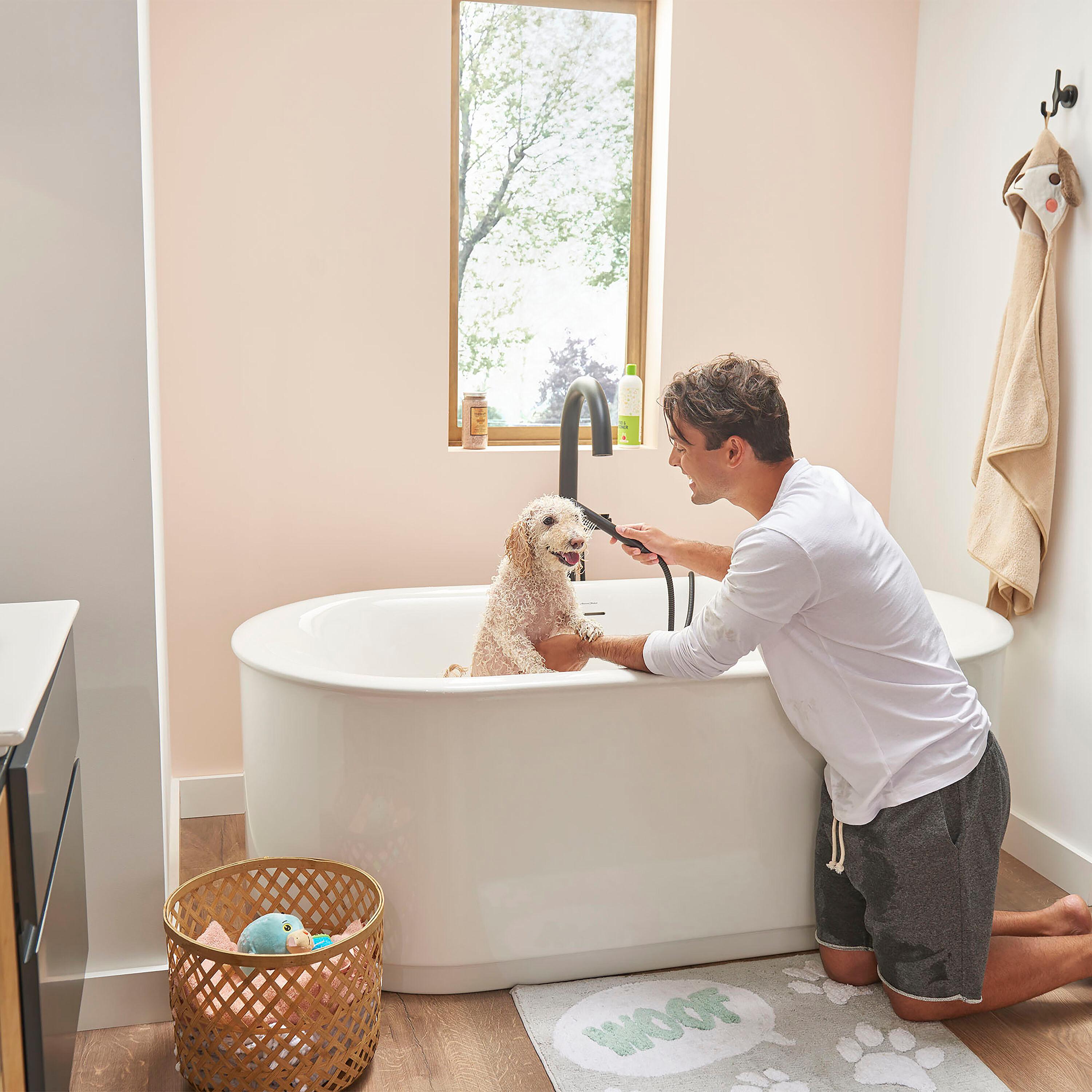 1 Handle Floor Tub Filler with Diverter