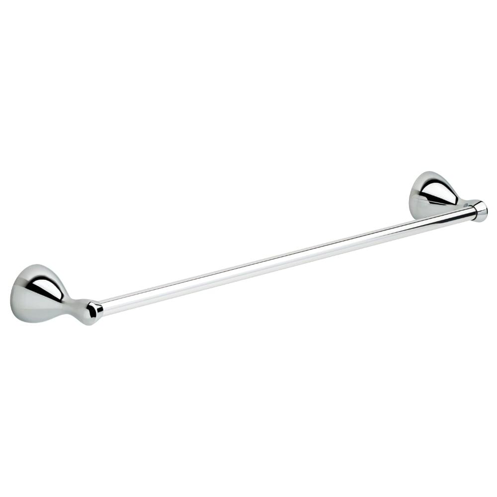 Delta Foundations Chrome Silver Towel Bar 24 in. L Die Cast Zinc