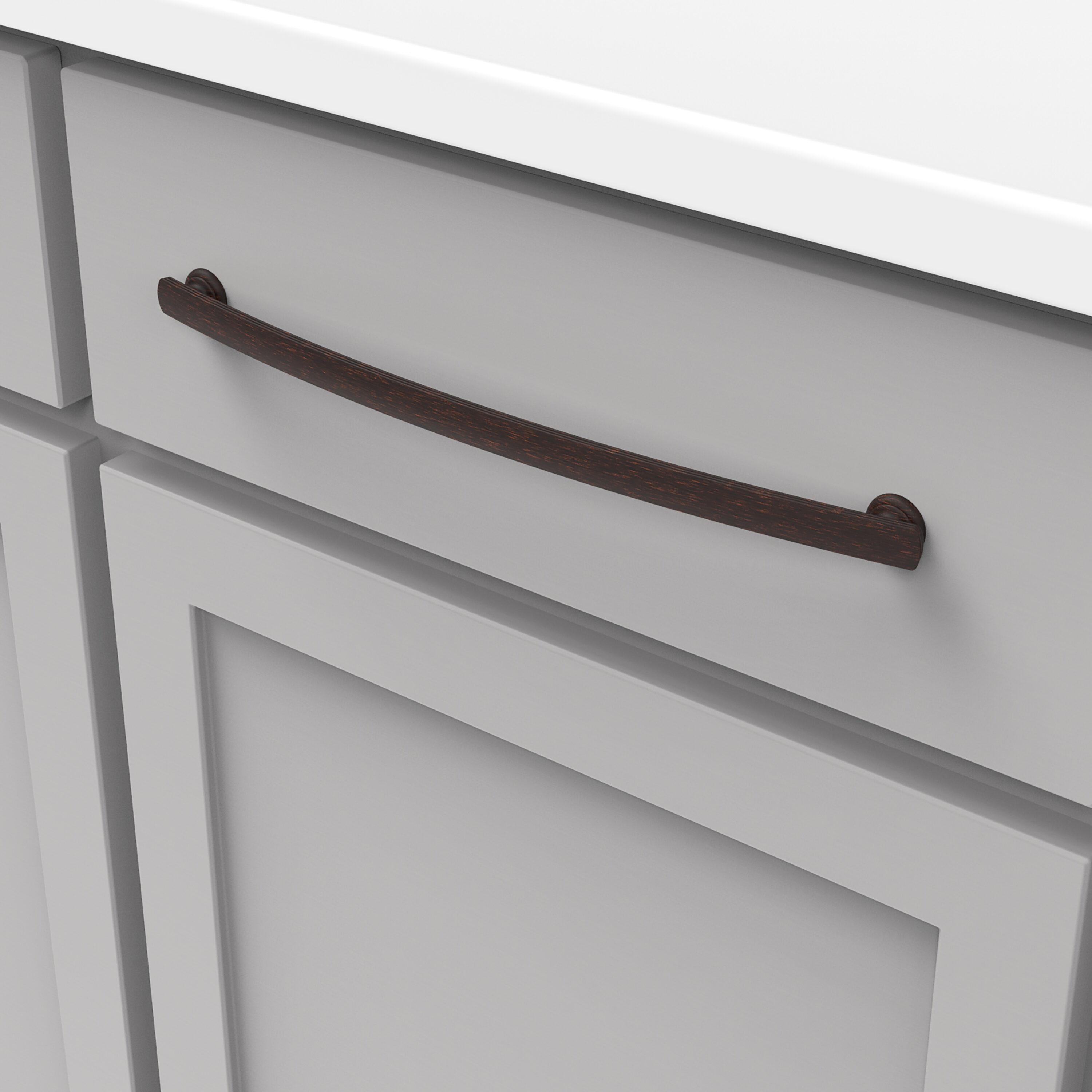 American Diner 12 in. Modern Arch Cabinet Pull Vintage Bronze Handle for Kitchen, Bathroom, and Furniture (1 Pack)