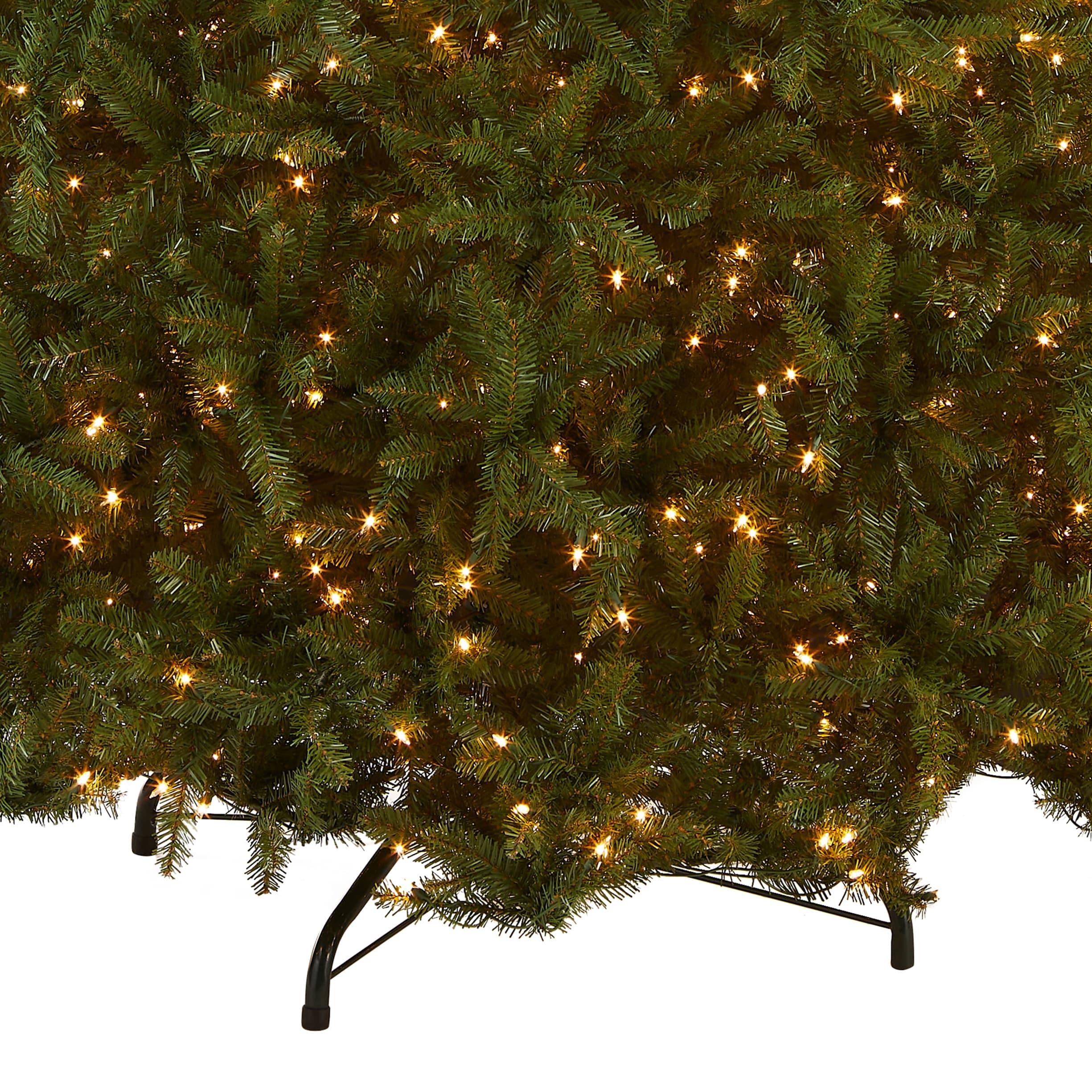 National Tree Company Pre-Lit Artificial Christmas Tree, Green, Clear Lights, Includes Stand, 10 Feet