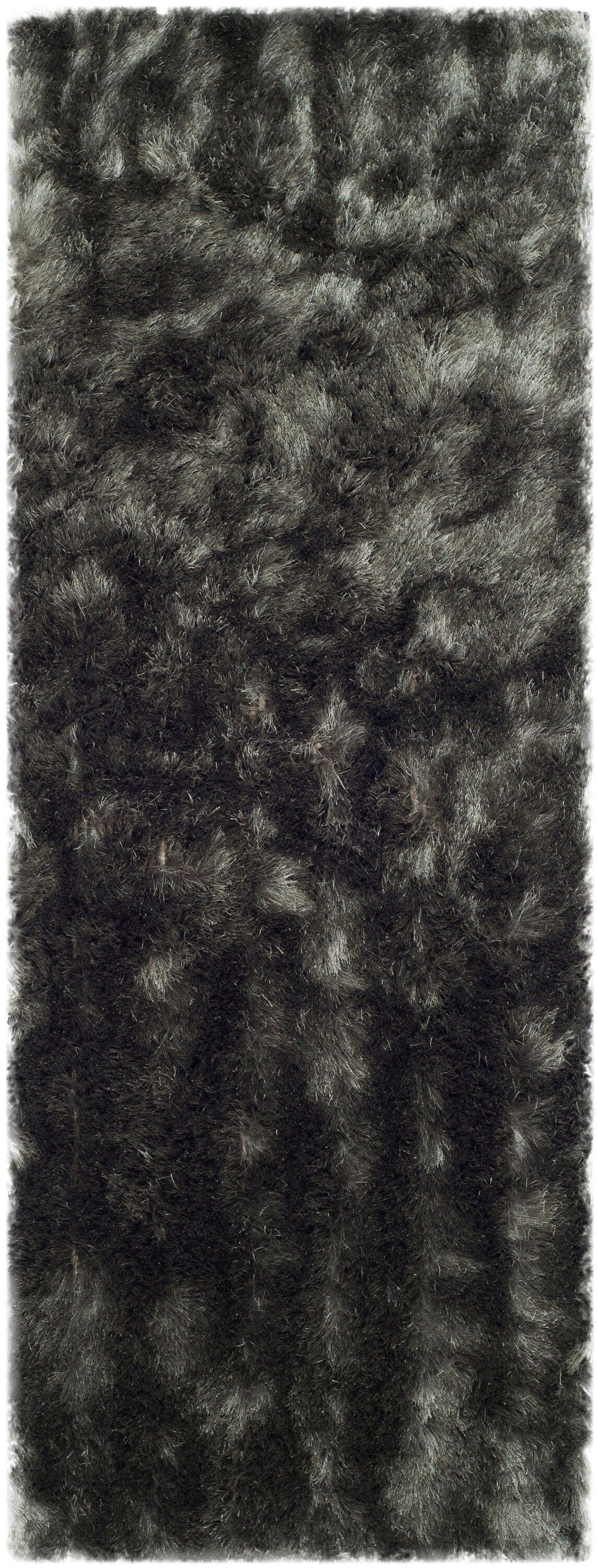 Shag SG511 Hand Tufted Runner Rug - Titanium - 2'3"x10' - Safavieh.