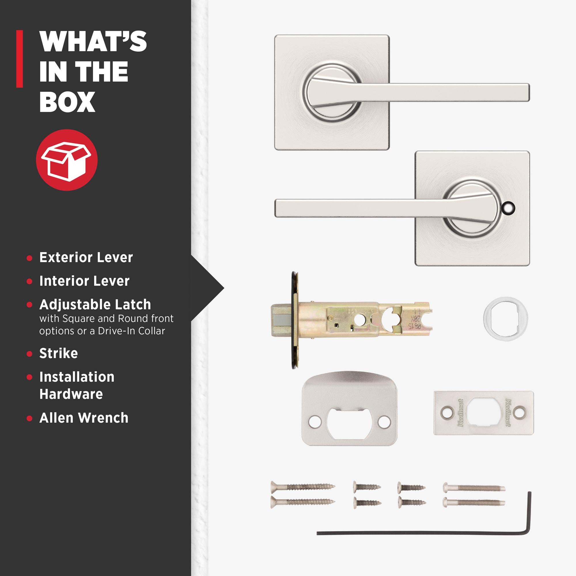 Casey Passage Lever with Square Rose