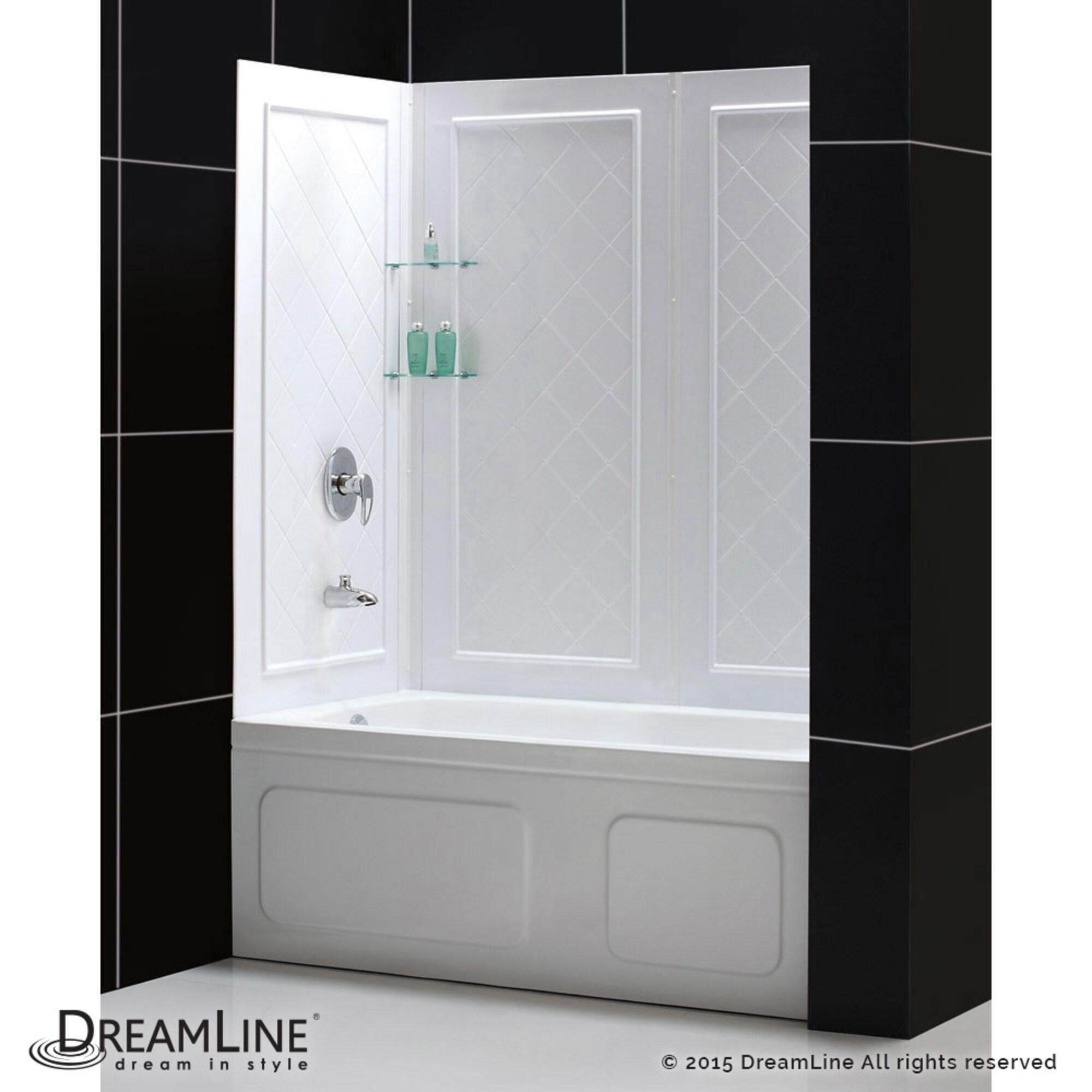 Infinity-Z 28" x 60" Rectangle Sliding Tub Enclosure